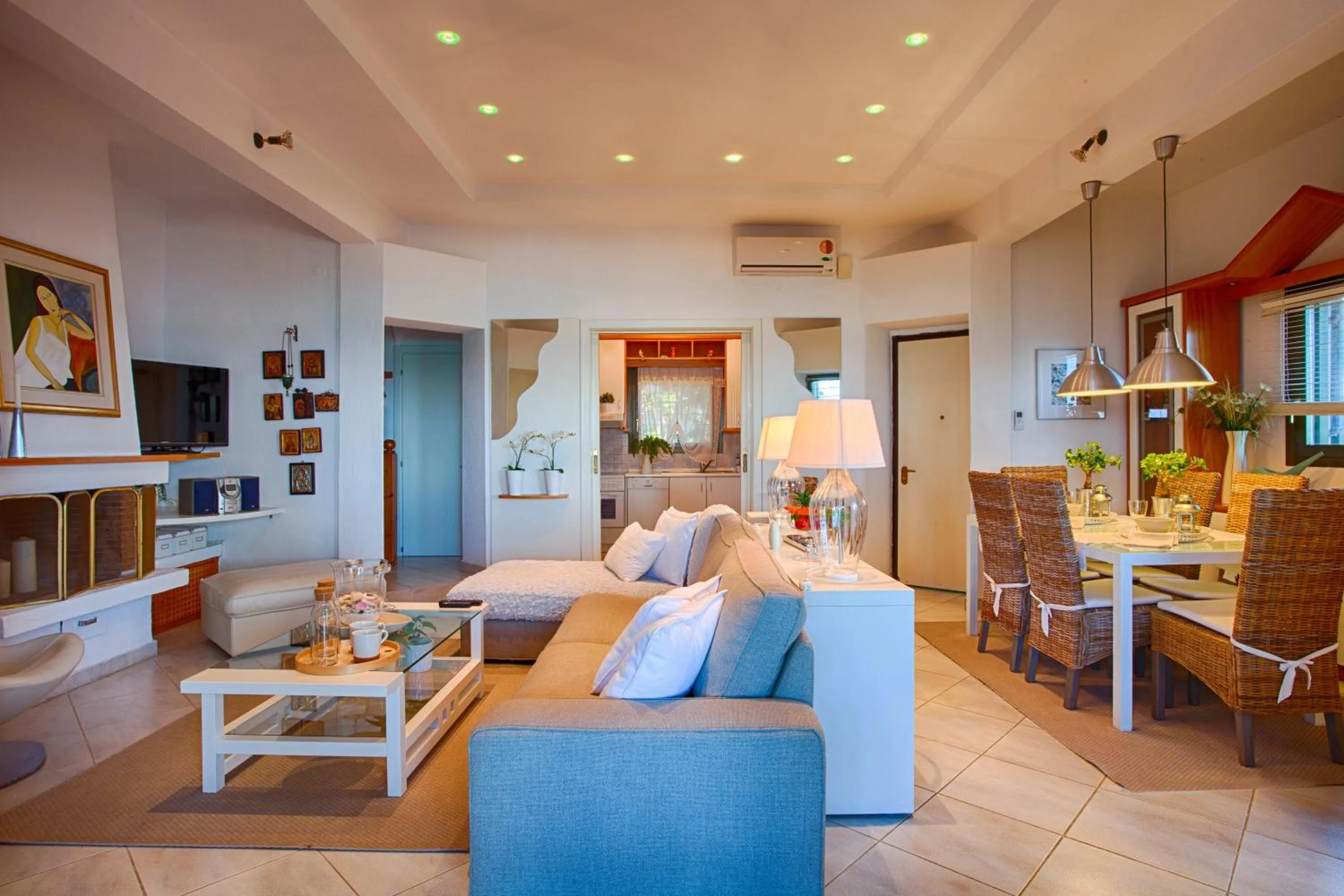 Living room in Villa Sofias
