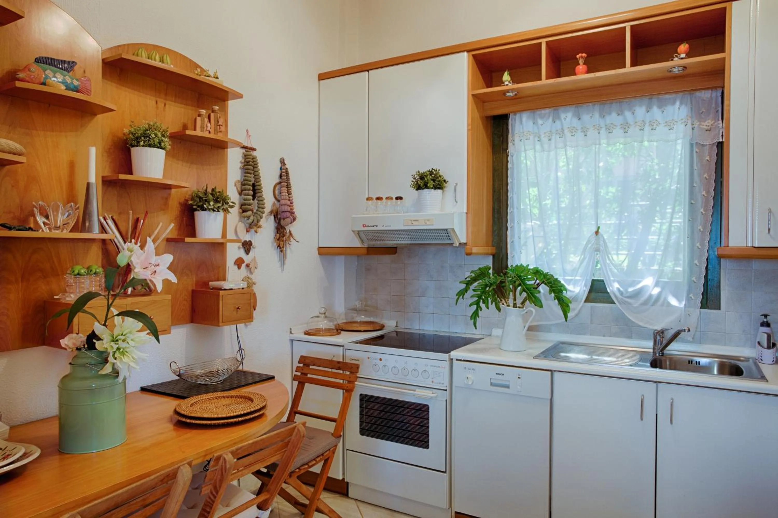 Kitchen or kitchenette in Villa Sofias