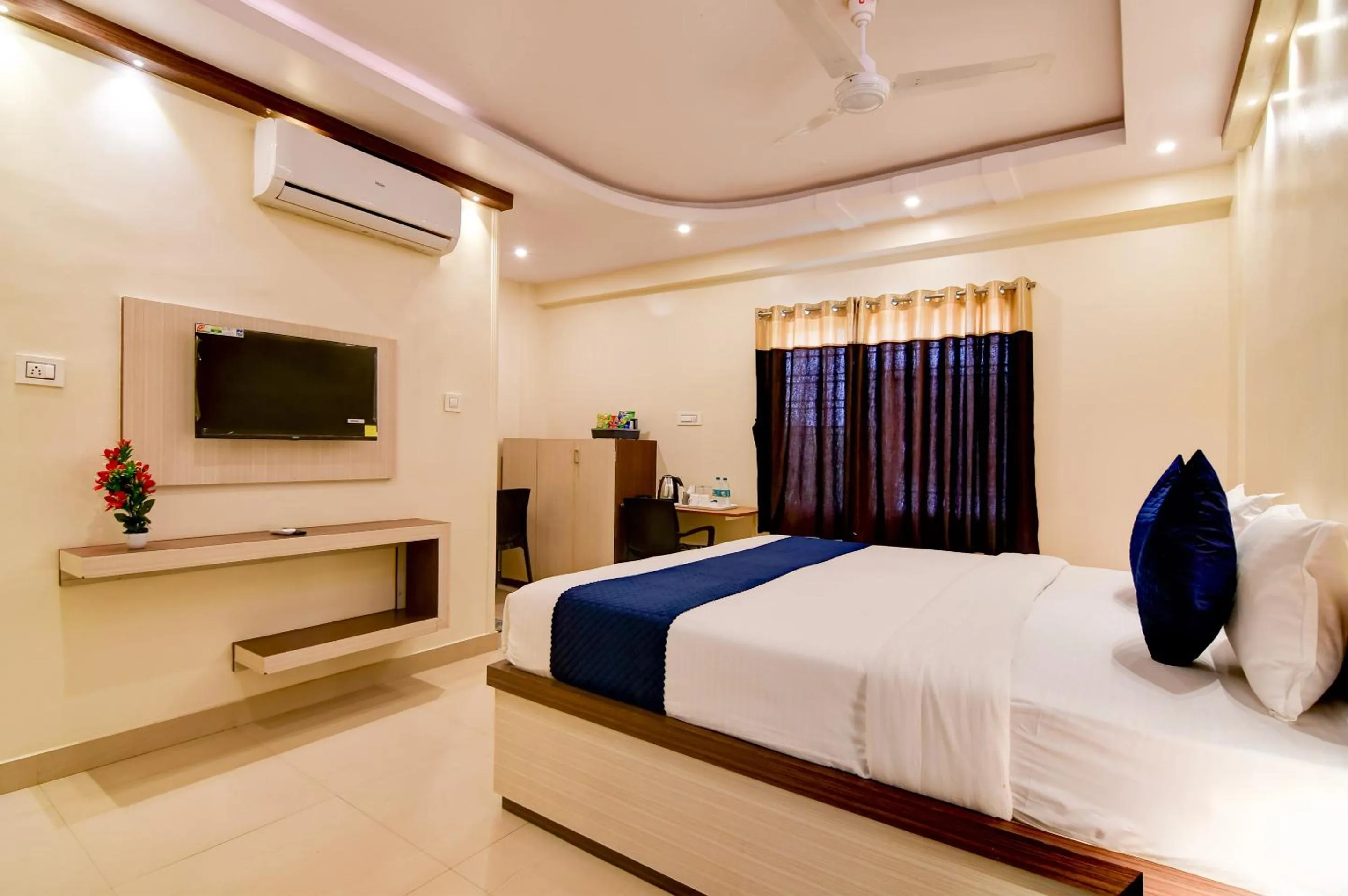 Photo of the whole room, Bed in Hotel Nilachal