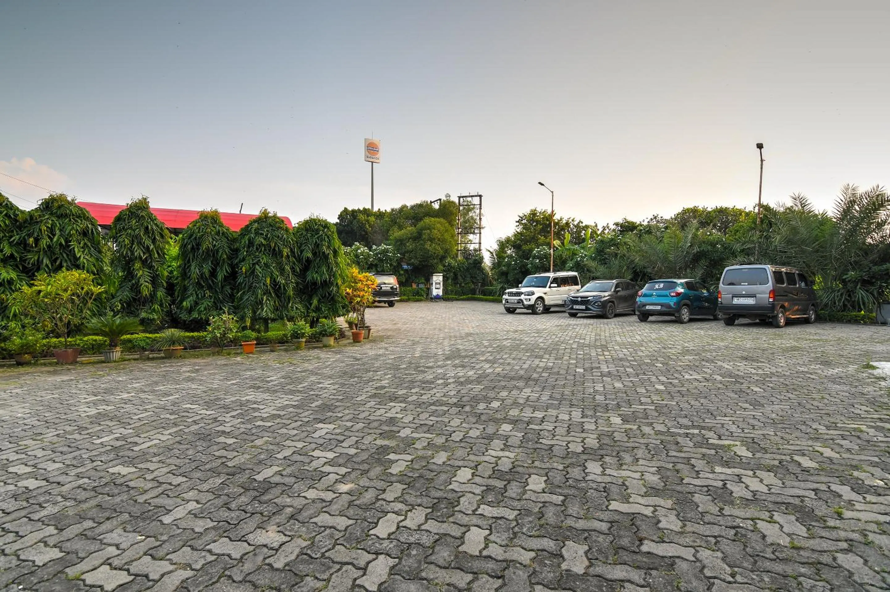 Inner courtyard view in Hotel Nilachal