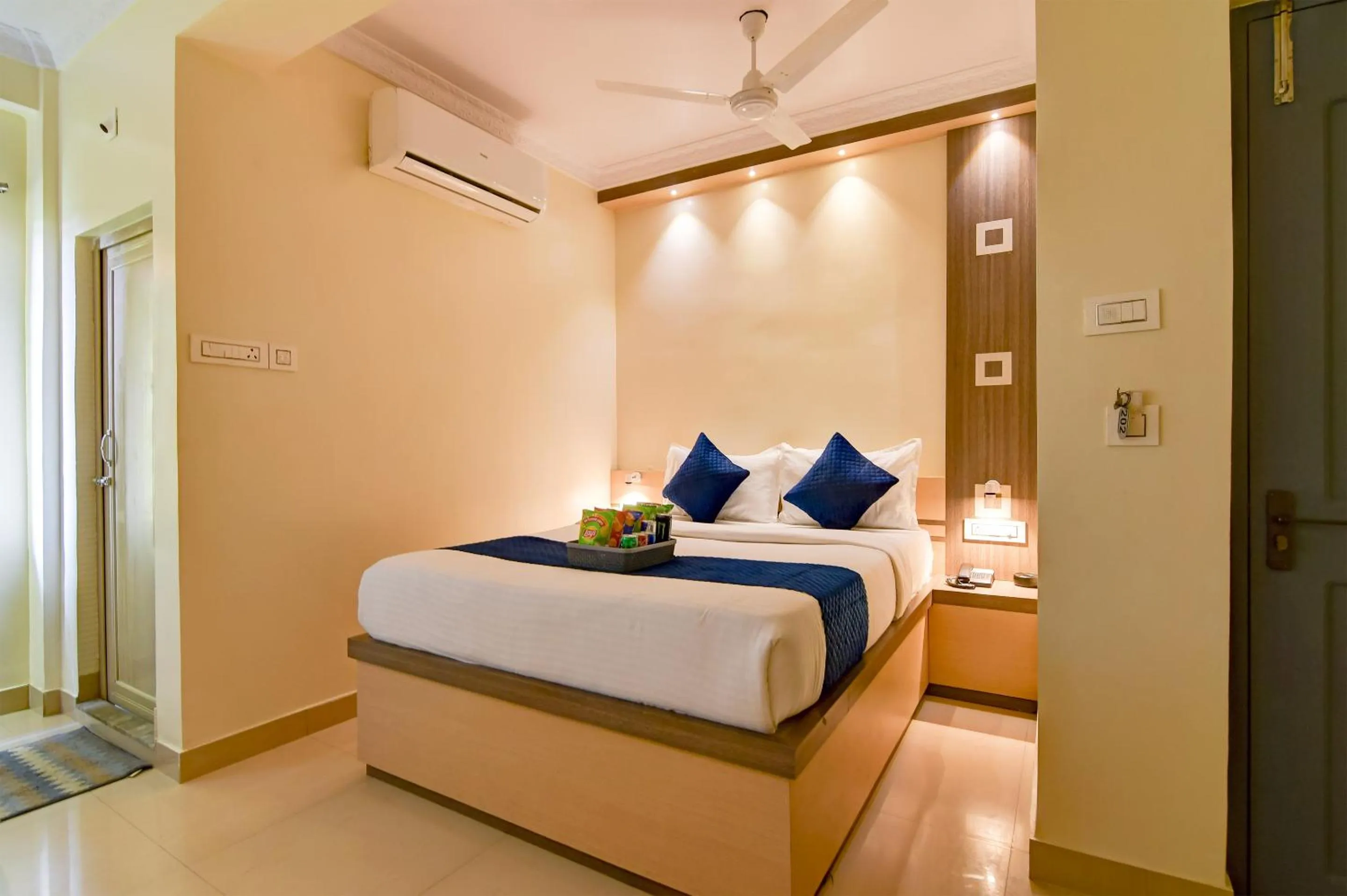 Bed in Hotel Nilachal