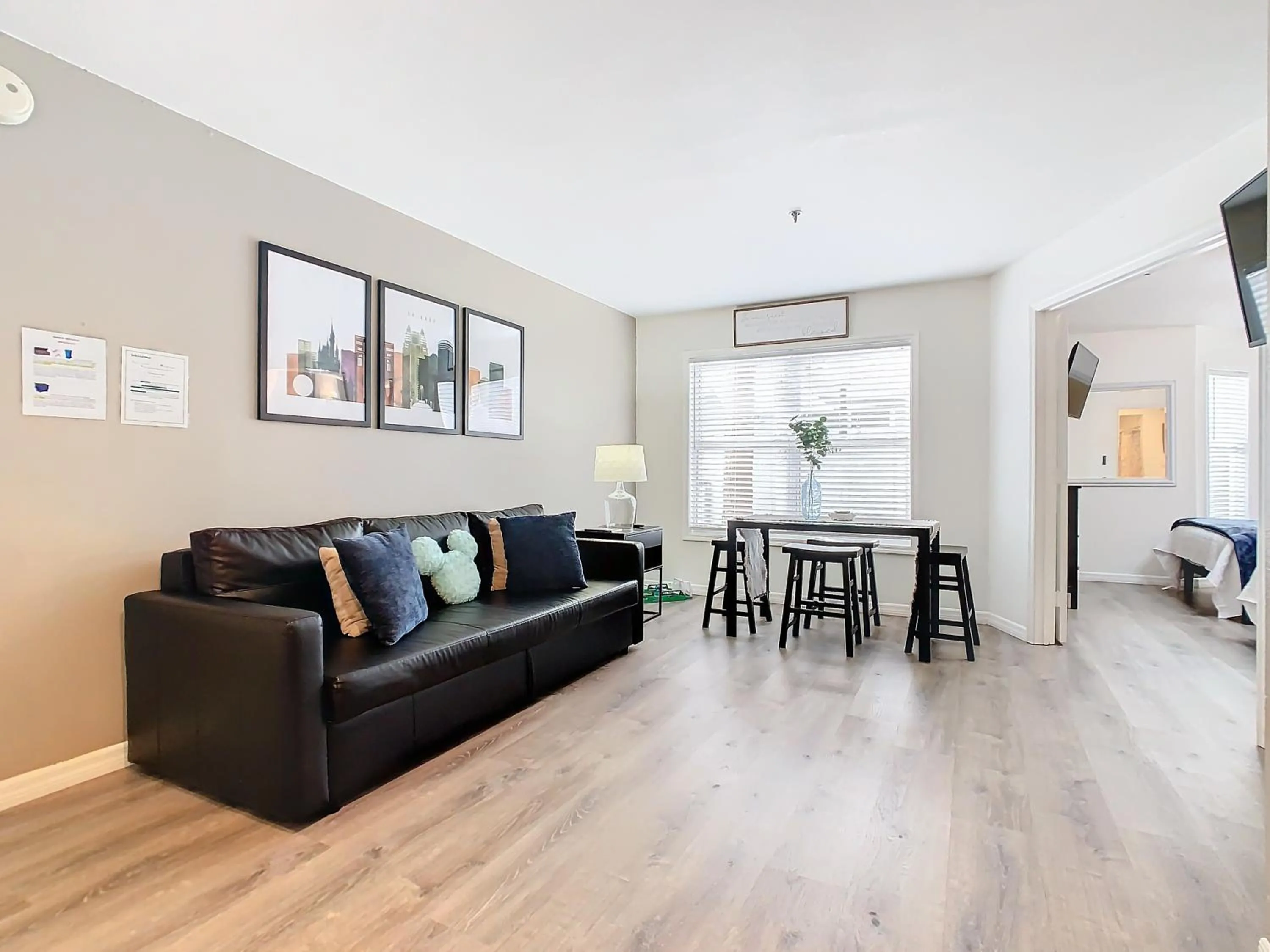 Living room in Be Our Guest! 1 Bedroom Condo Near Disney Parks!