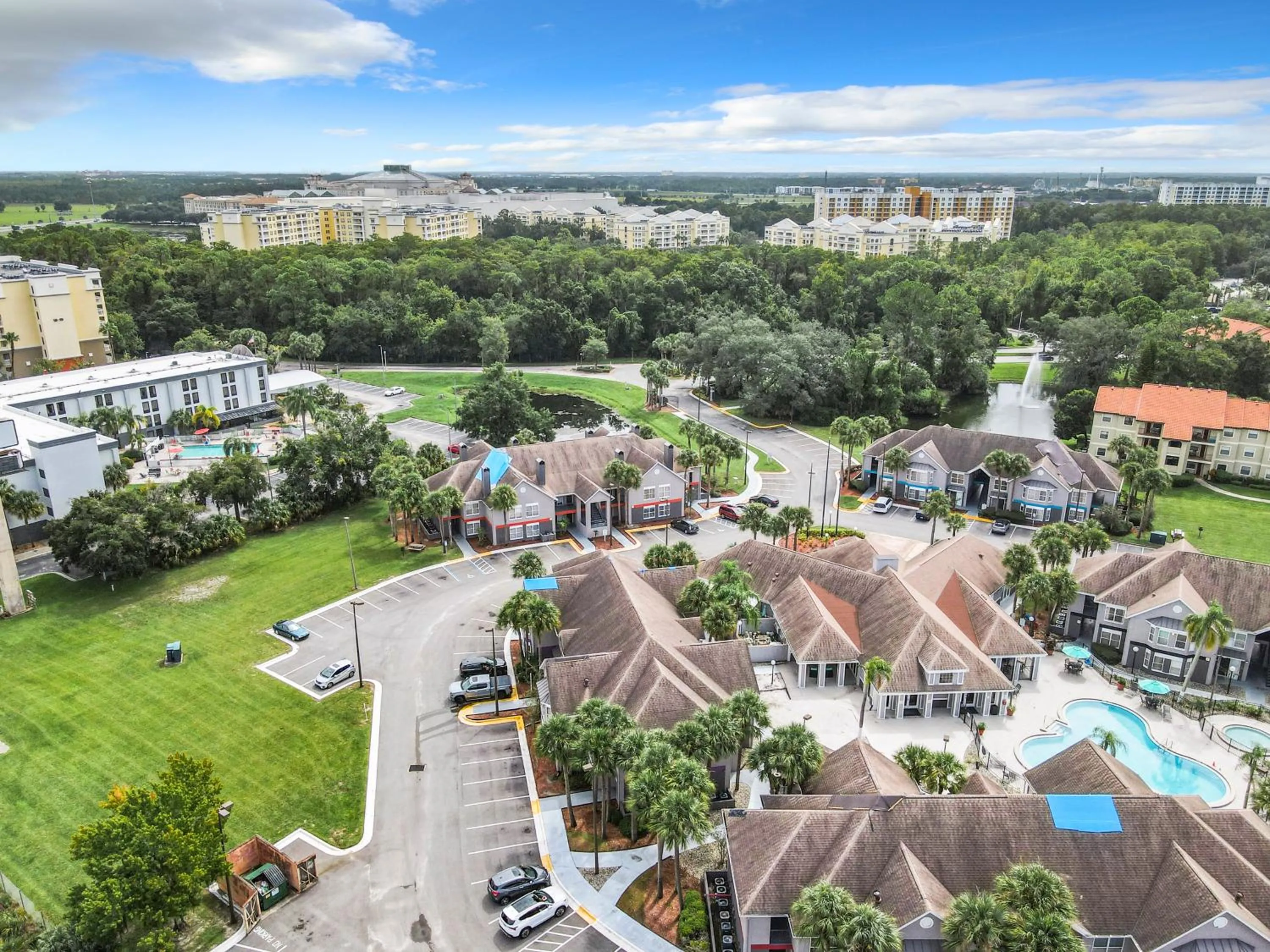 Bird's eye view in Be Our Guest! 1 Bedroom Condo Near Disney Parks!