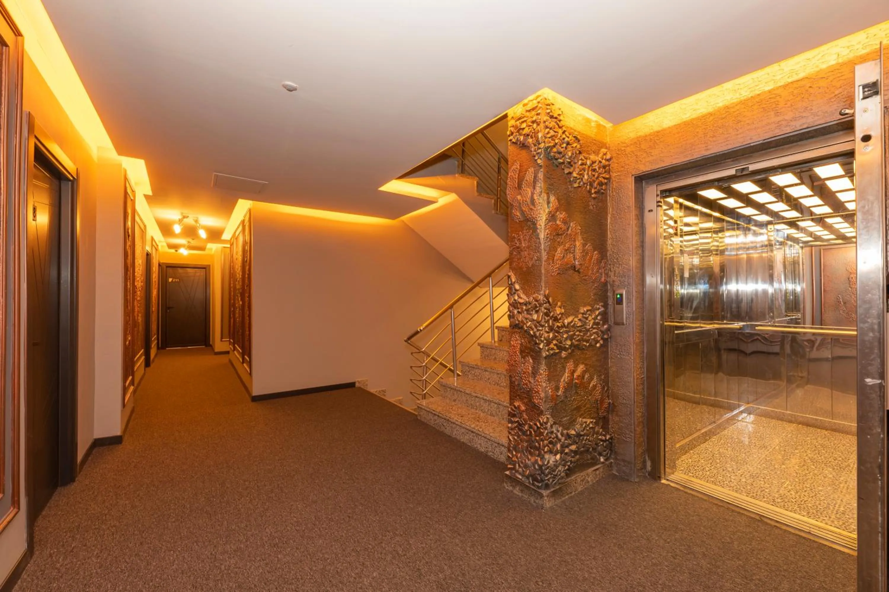 Decorative detail in White Palace Hotel