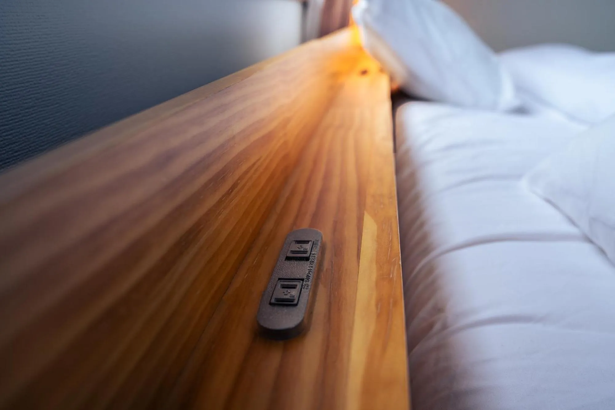 Bed in Winter Whale Lodge