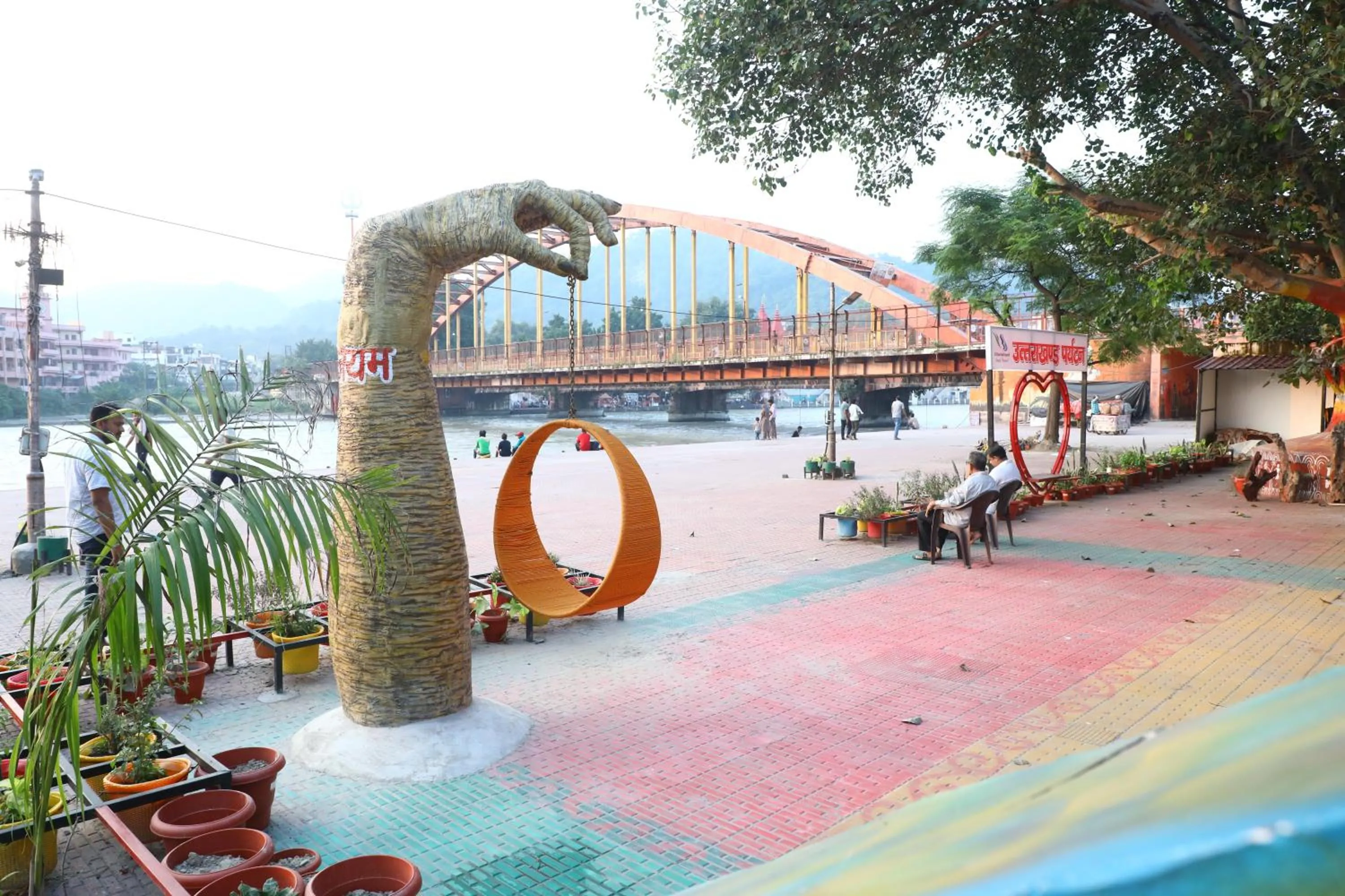 River view in Ganga Savera - On Ganga Ghat