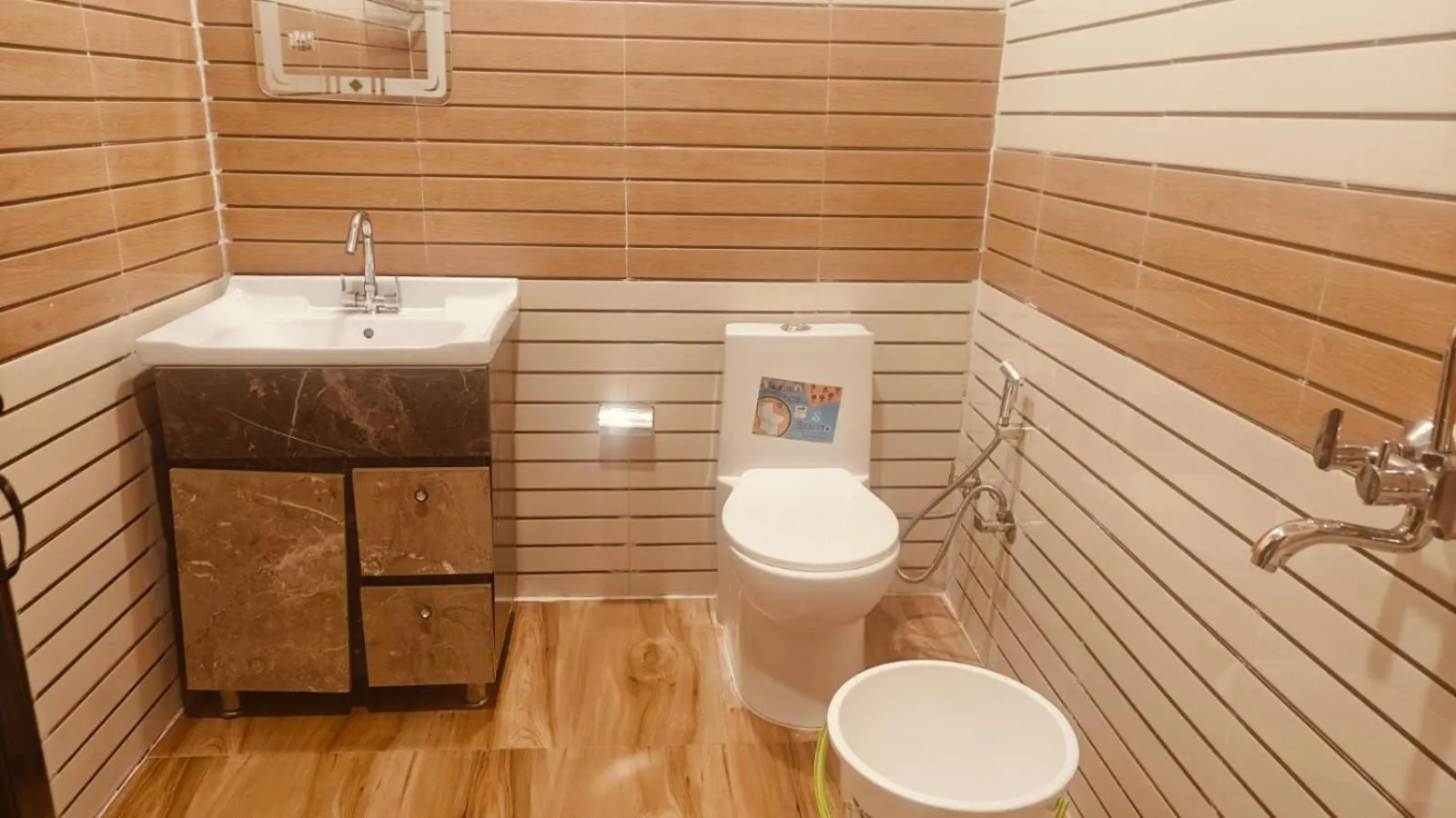 Bathroom in Ganga Savera - On Ganga Ghat