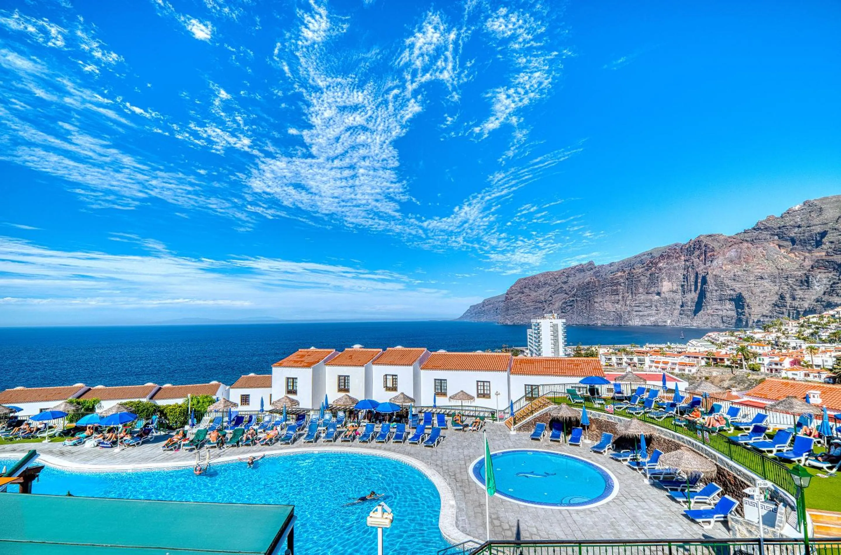 Pool view in Ona Las Rosas