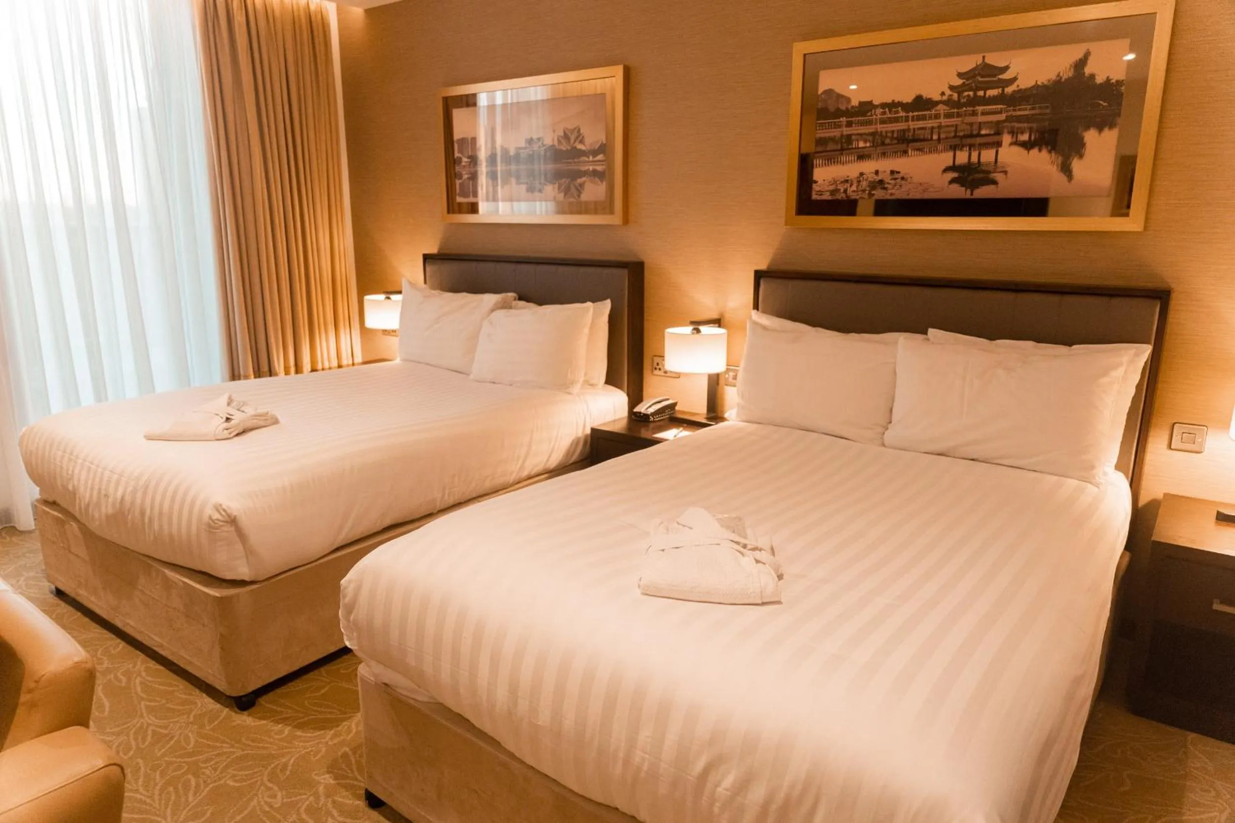 Bed in Genting Hotel & Spa at Resorts World Birmingham