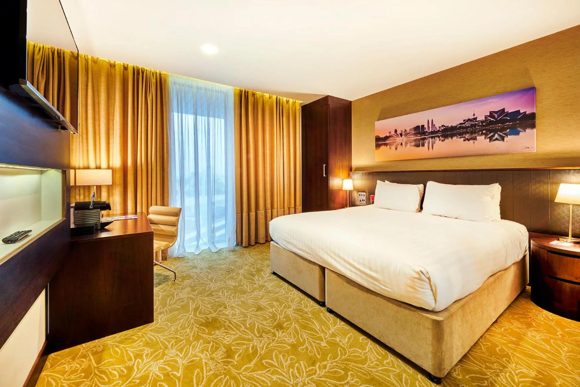 Bed in Genting Hotel & Spa at Resorts World Birmingham