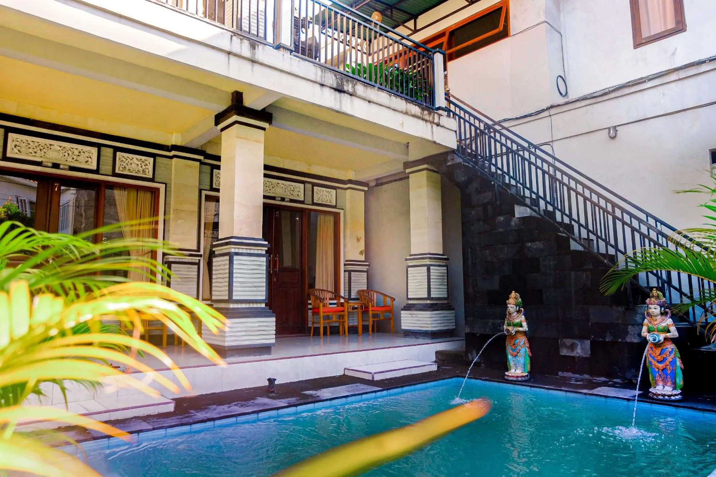 Decorative detail in Adi Homestay