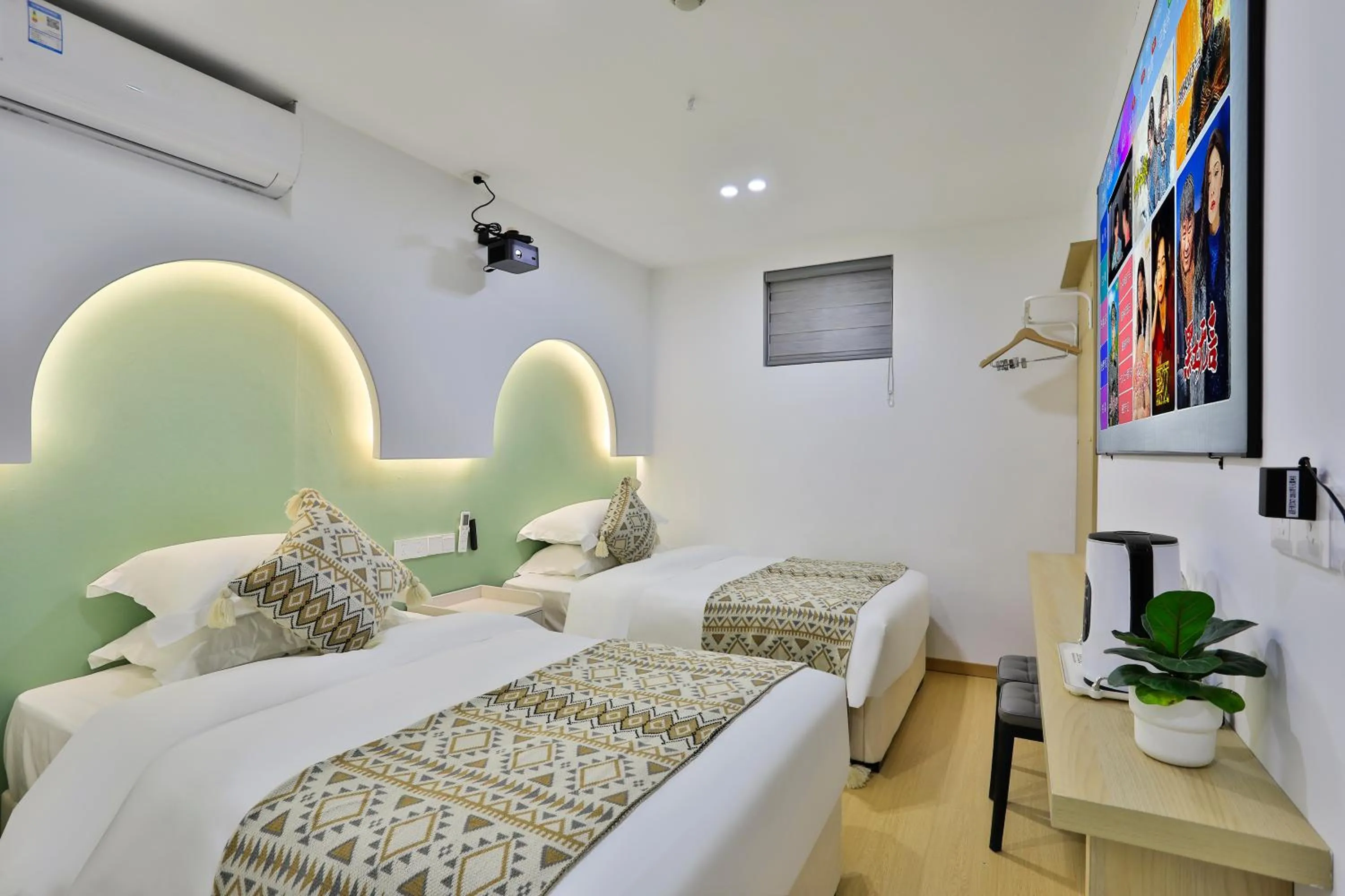 Twin Room in Shanghai Chuxin Qicheng Hotel Shanghai International Tourism Resort