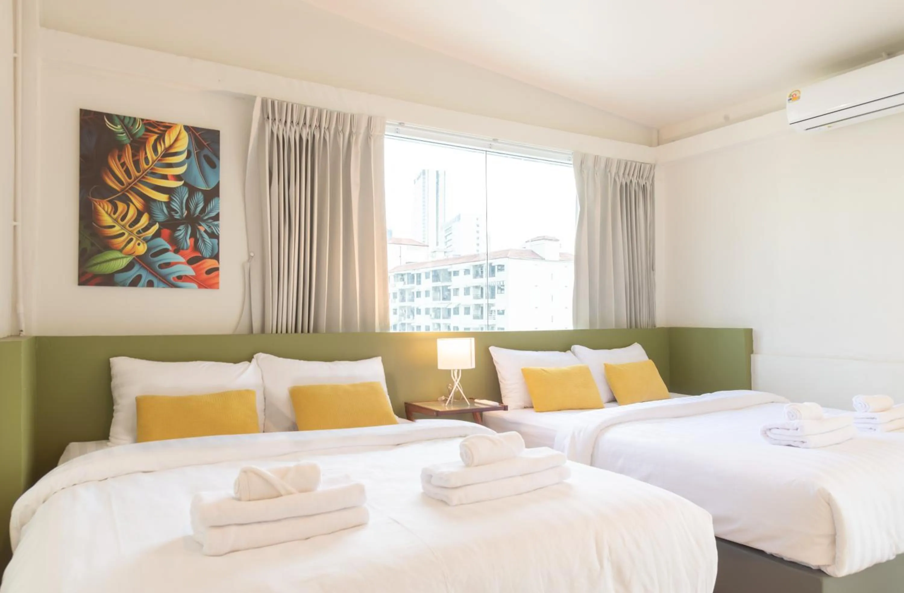 Bed in Samyan Story Boutique Hotel