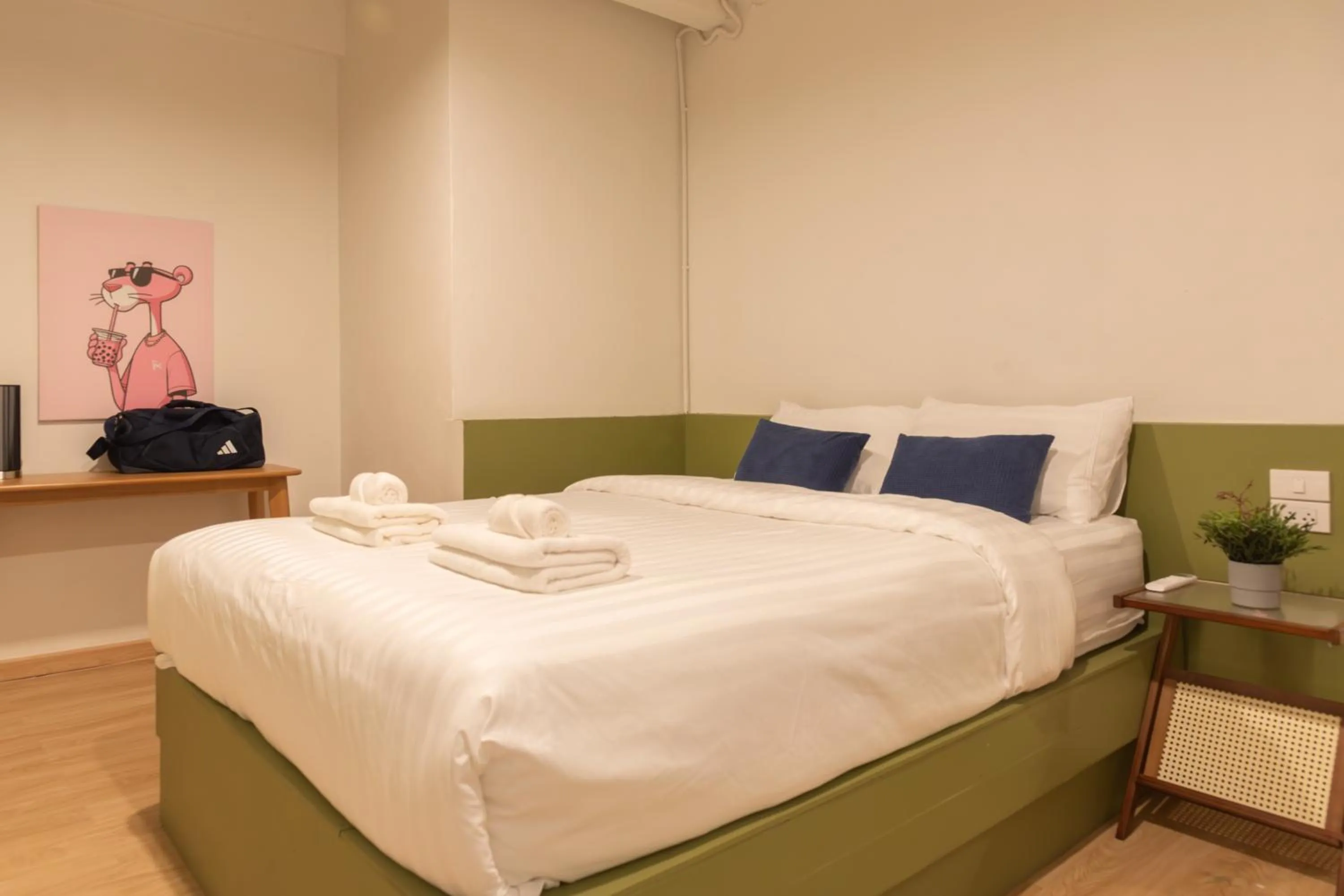 Bed in Samyan Story Boutique Hotel