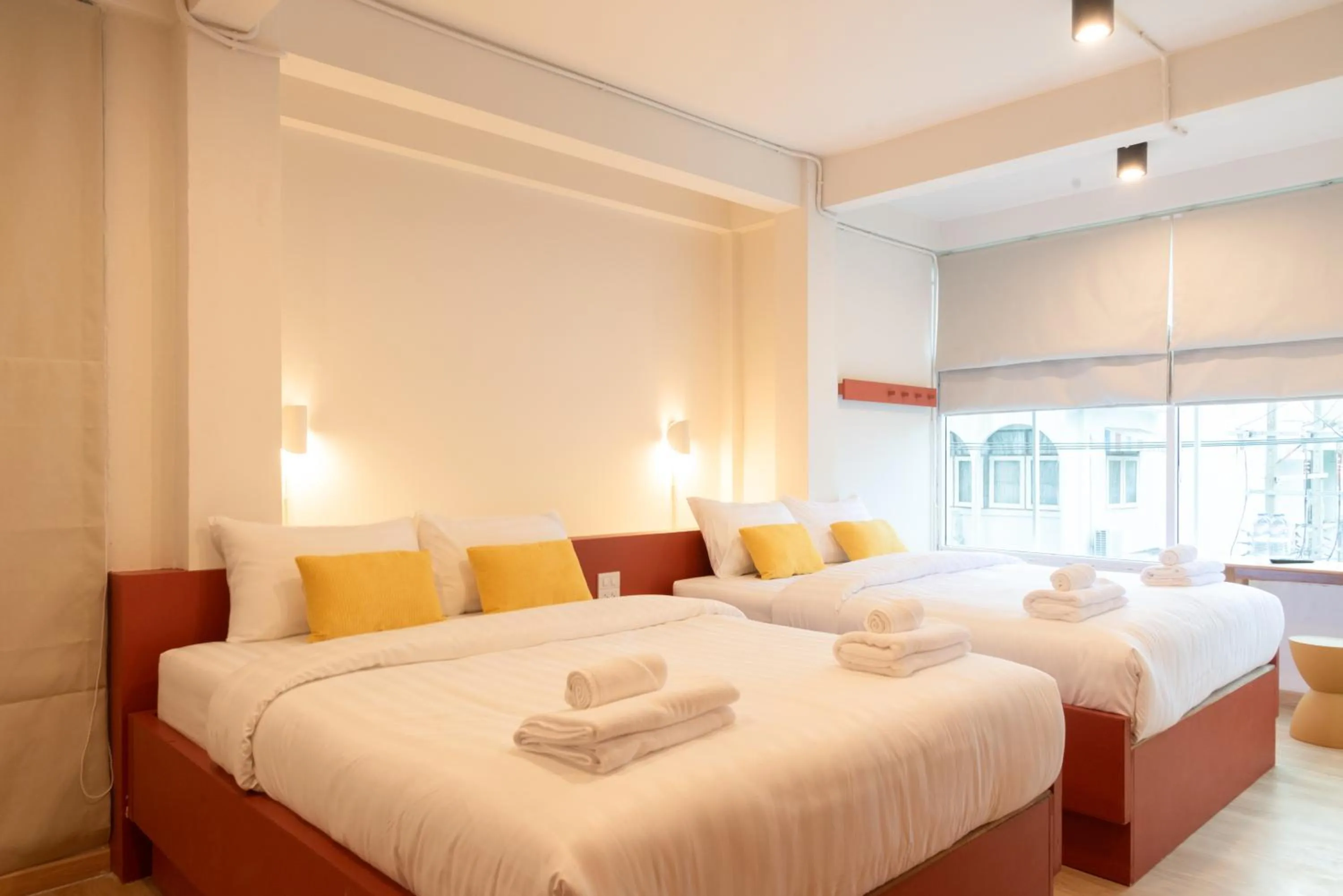 Bed in Samyan Story Boutique Hotel