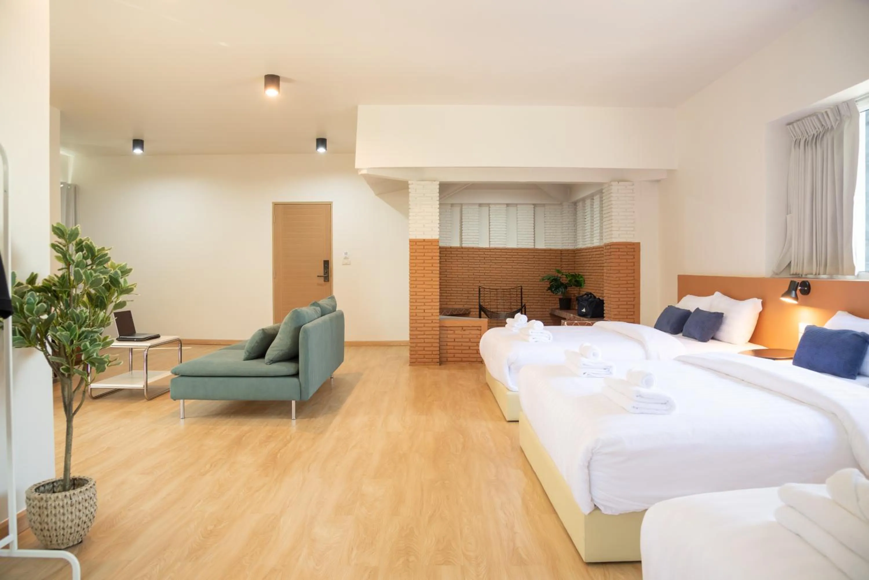 Bed in Samyan Story Boutique Hotel