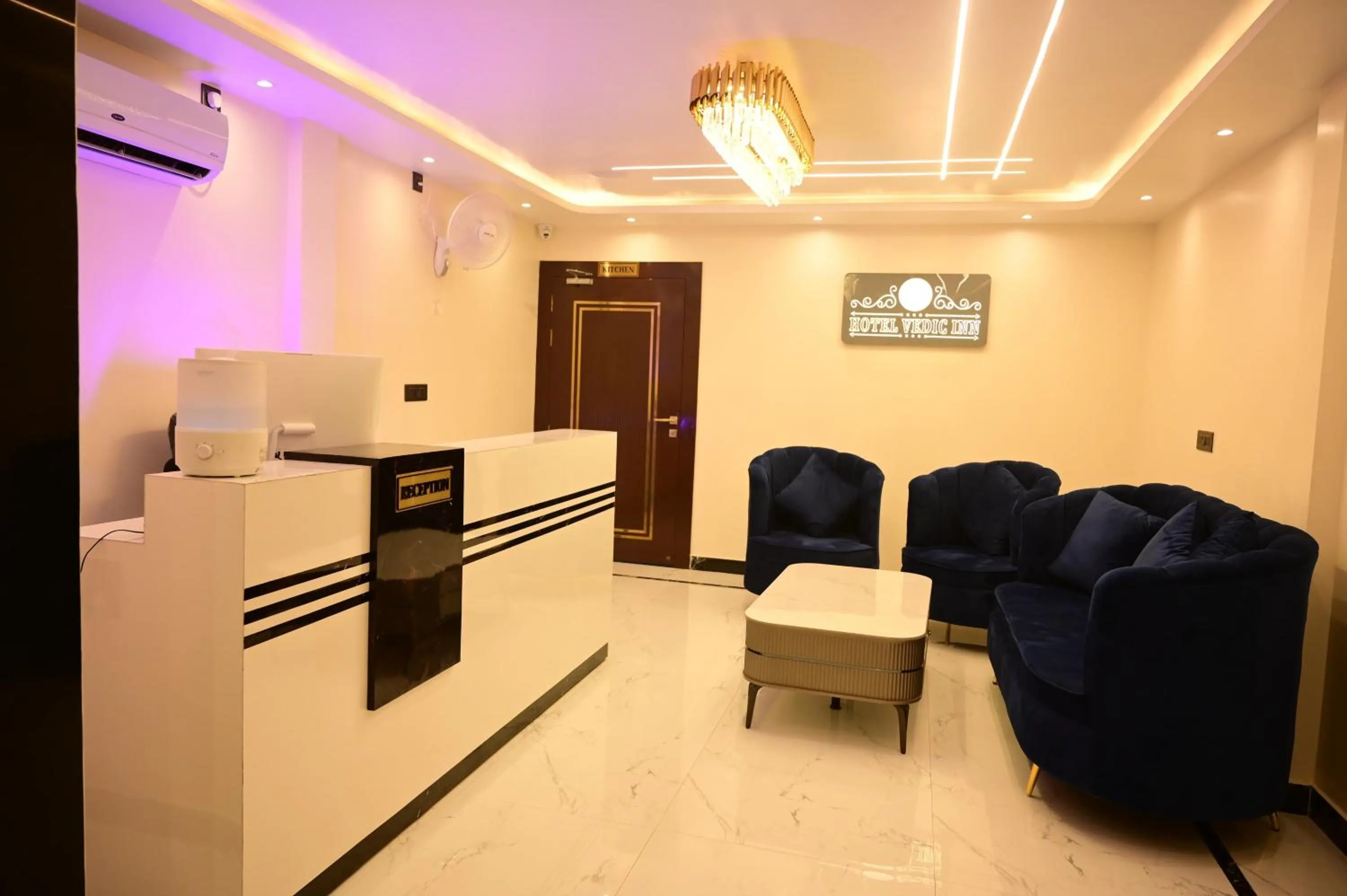 Living room in Hotel Vedic Inn