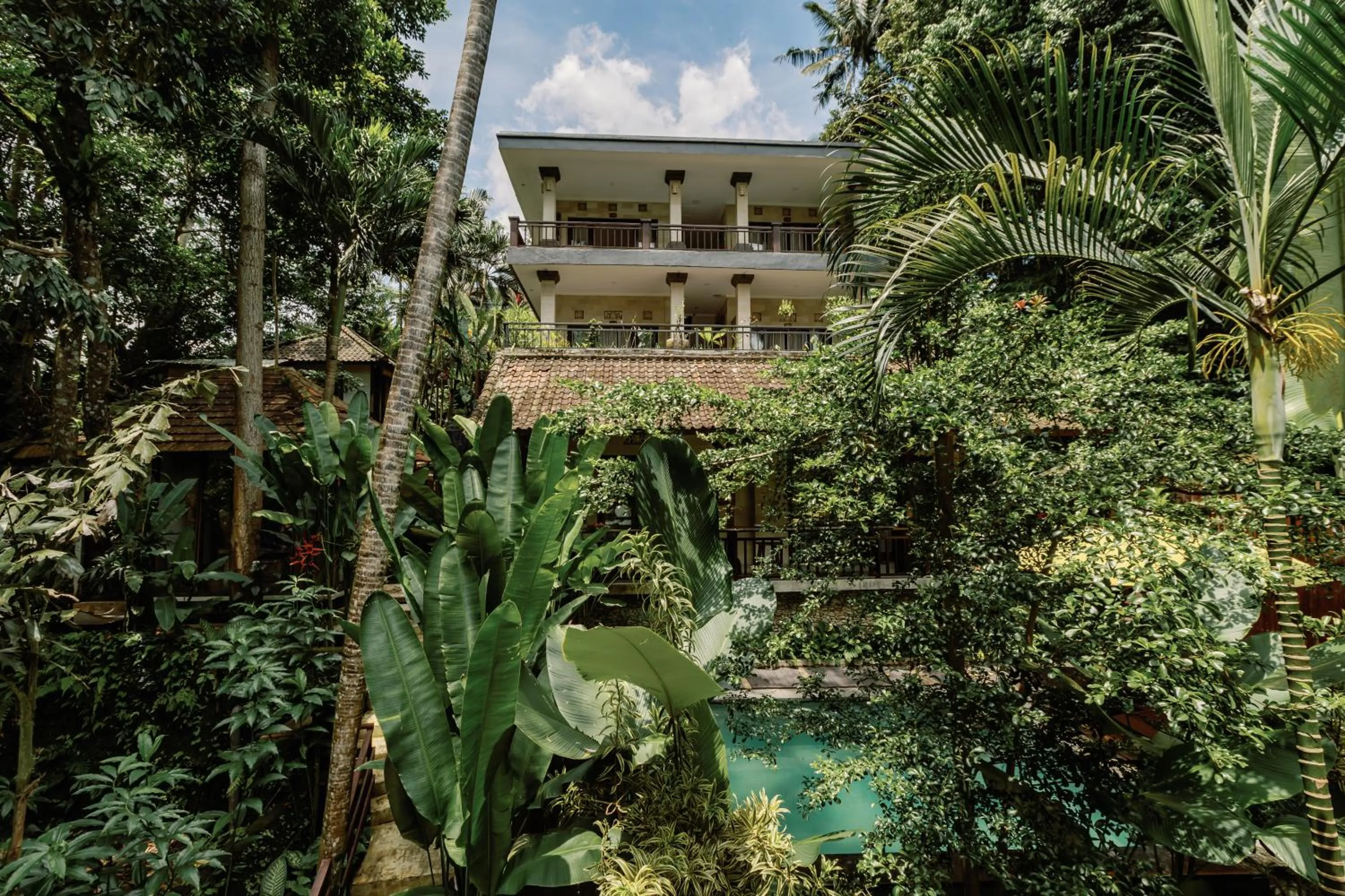 Garden view in Puri Payogan Villa