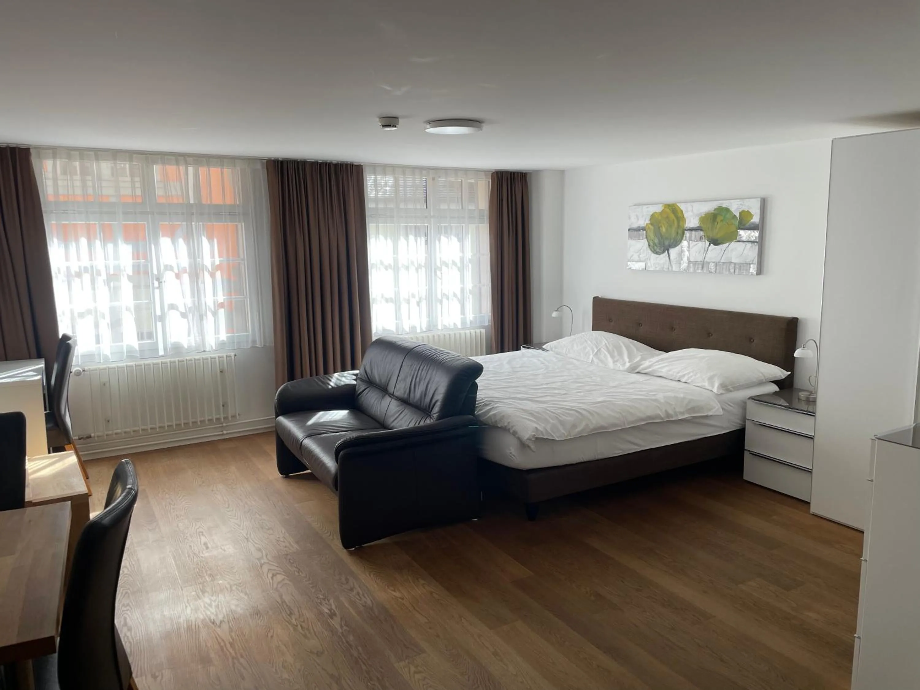 Bed in Splendid Apartments Zürich City