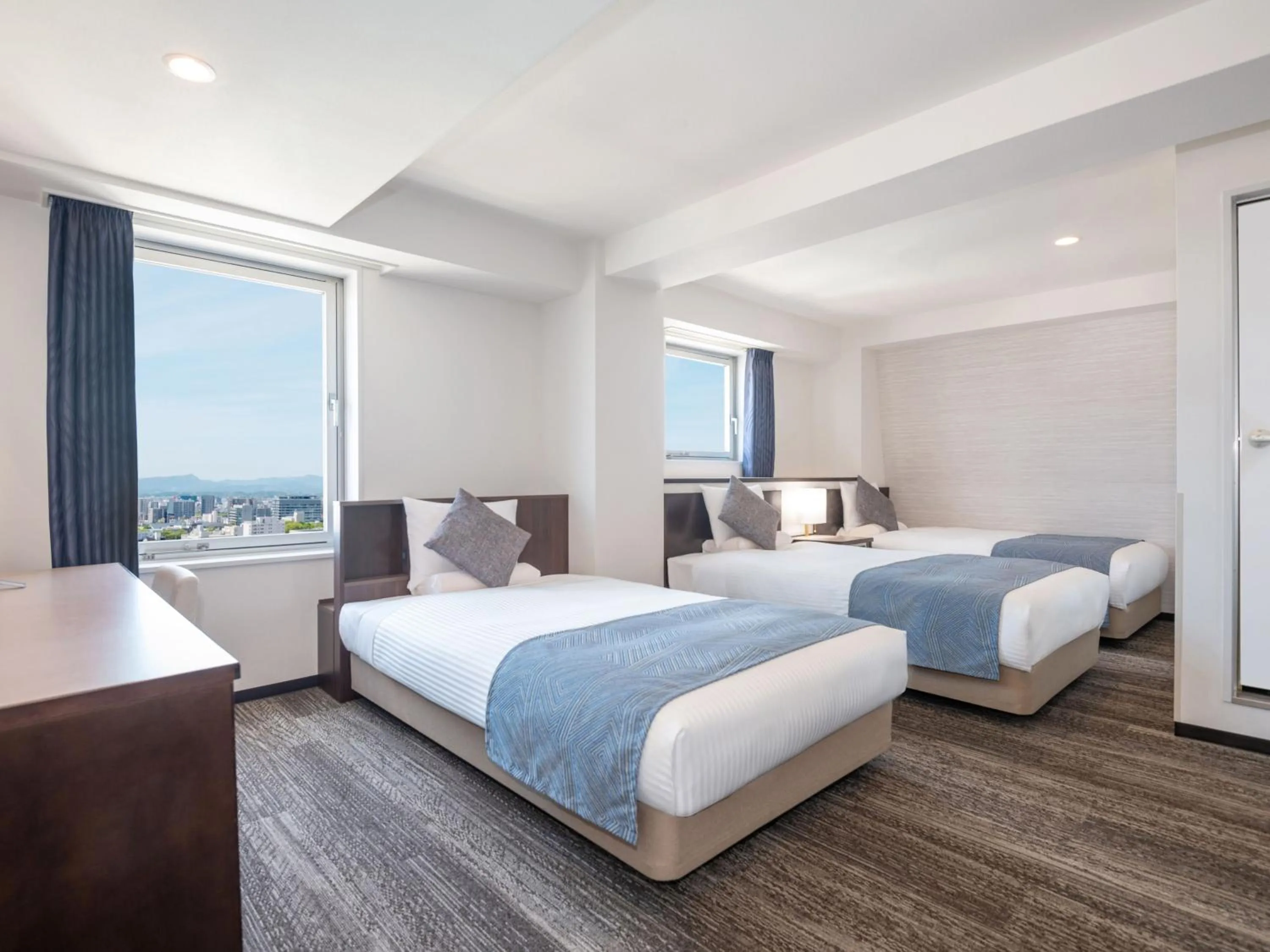 Photo of the whole room, Bed in ART HOTEL Miyazaki Sky Tower