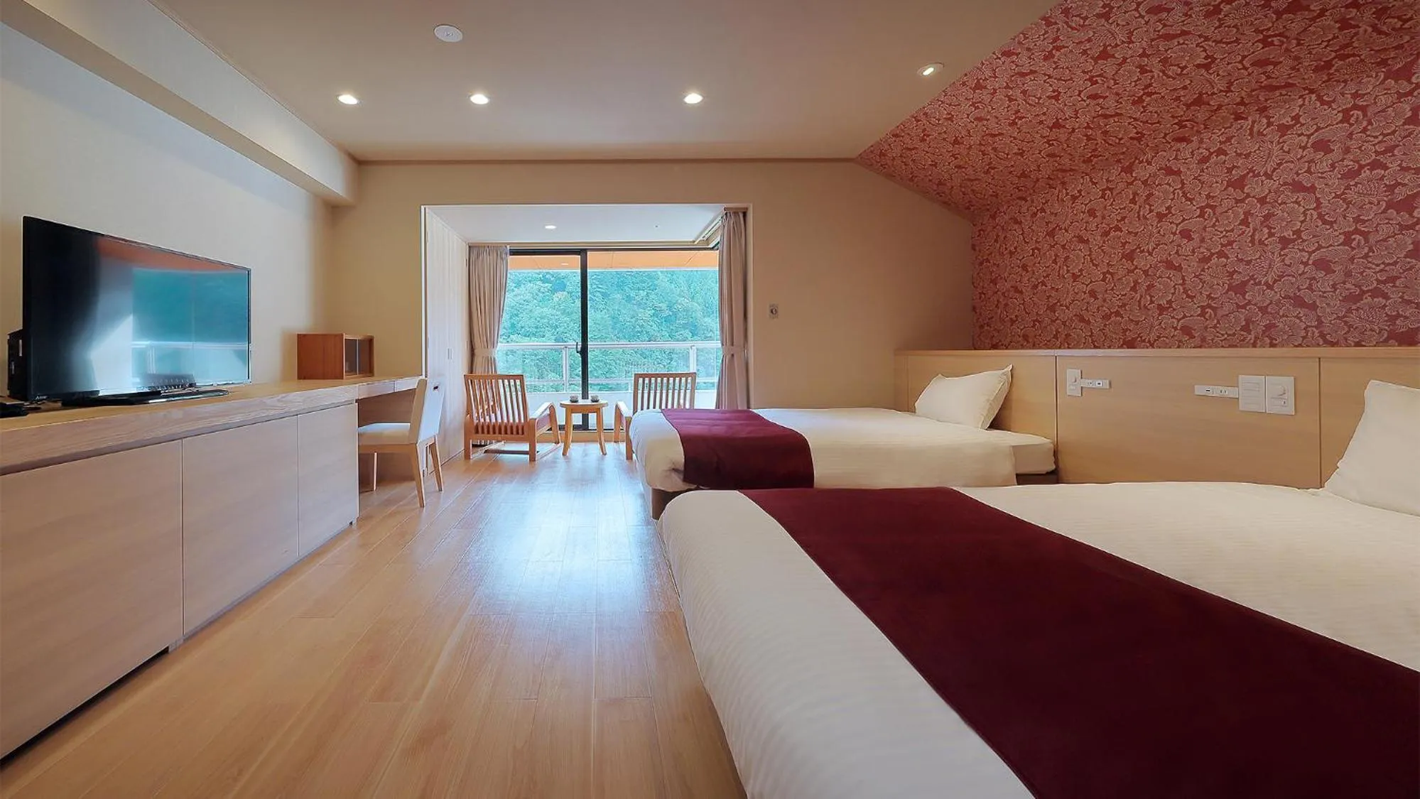 Photo of the whole room, Bed in Hotel Sunshine Kinugawa