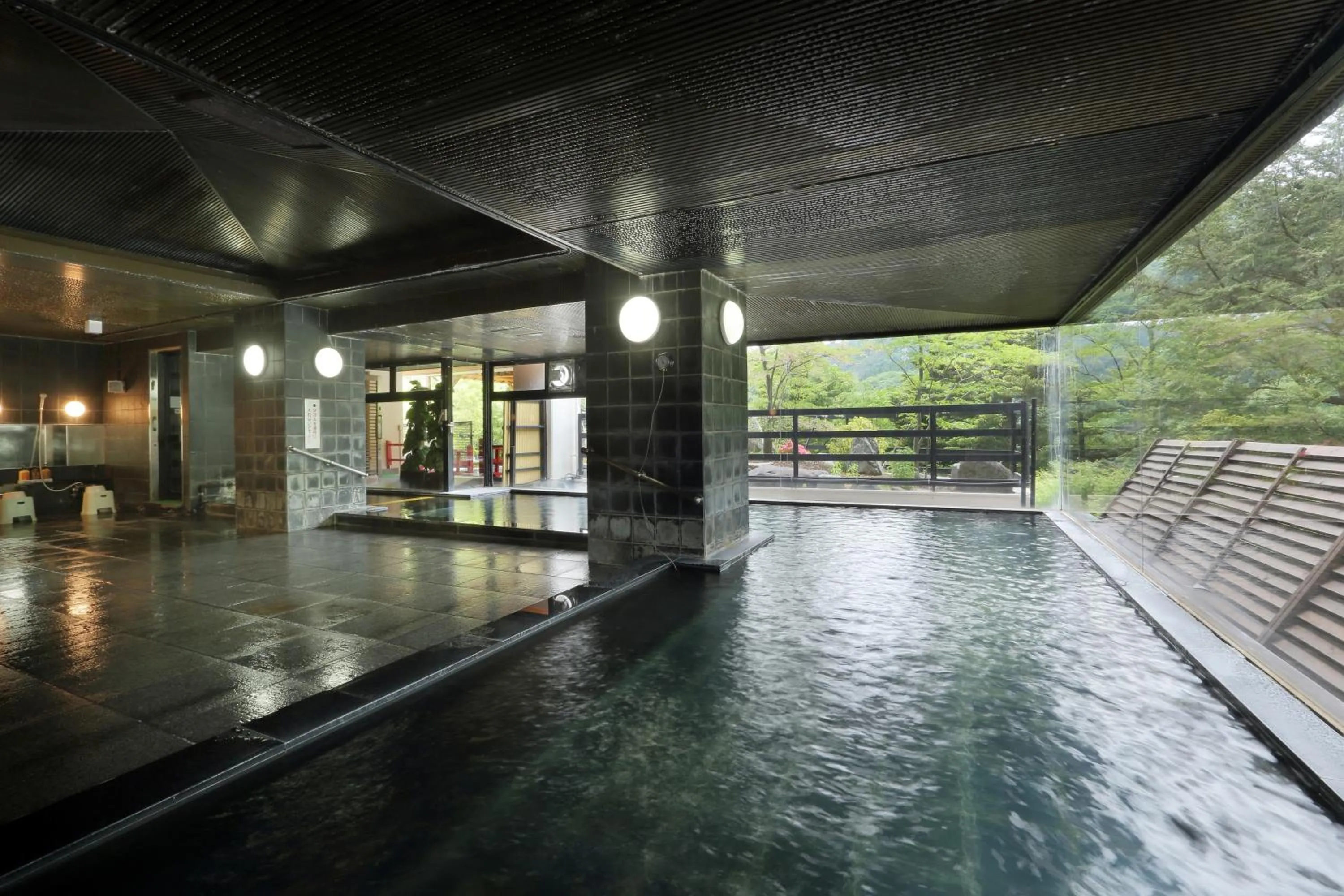 Hot Spring Bath in Hotel Sunshine Kinugawa