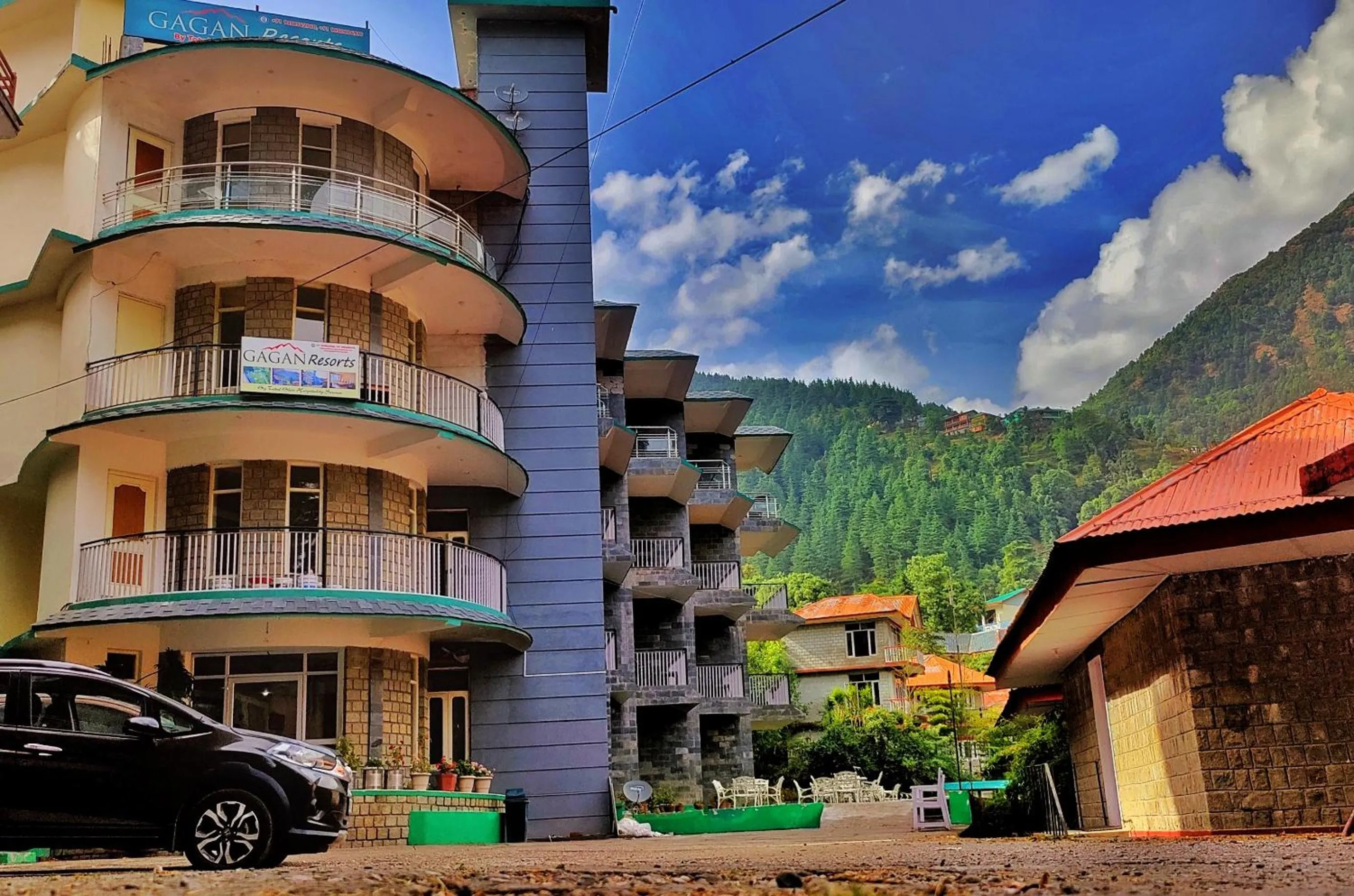 Property building in Gagan Resorts