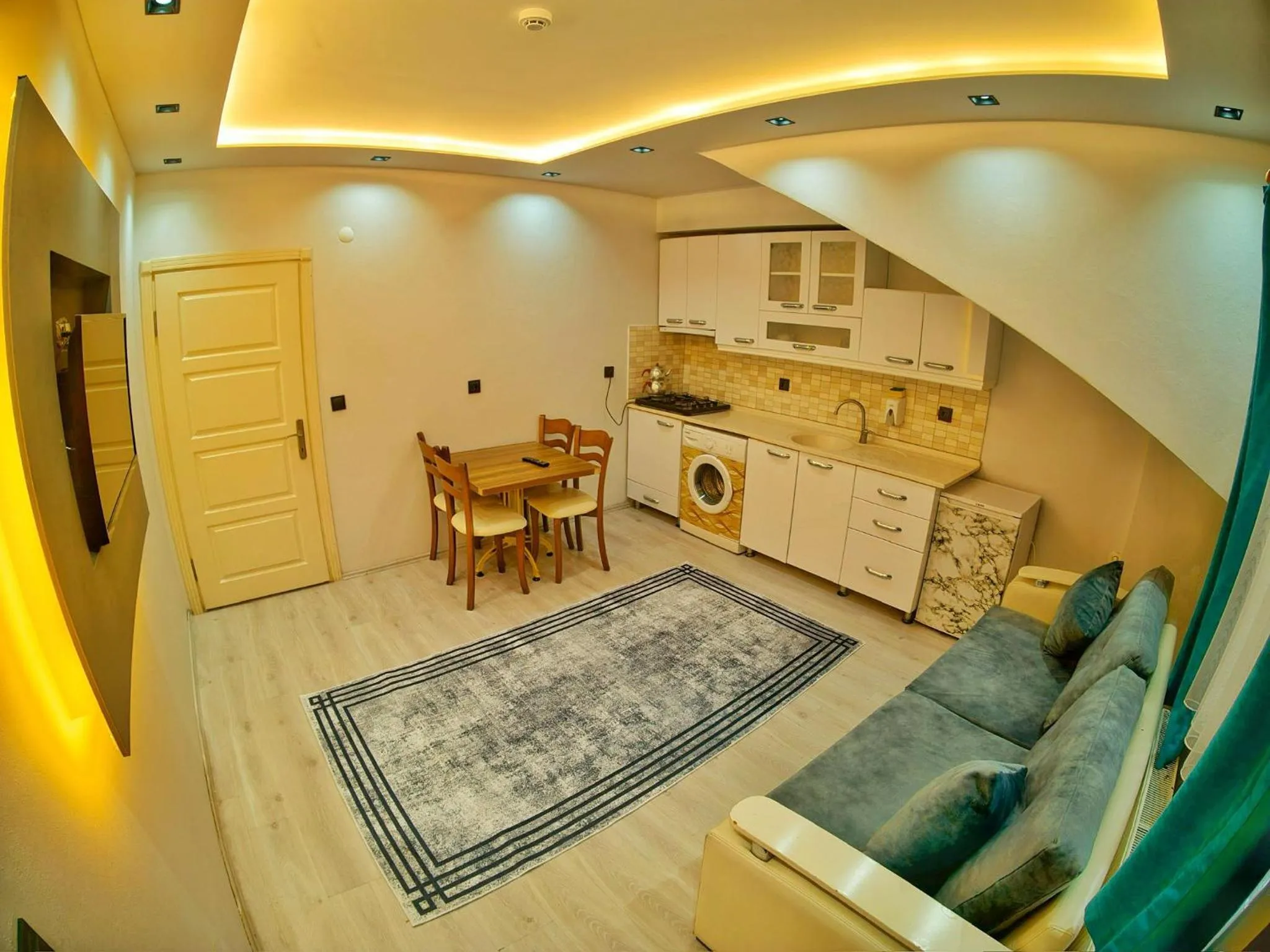 Kitchen or kitchenette in Kusva Apart