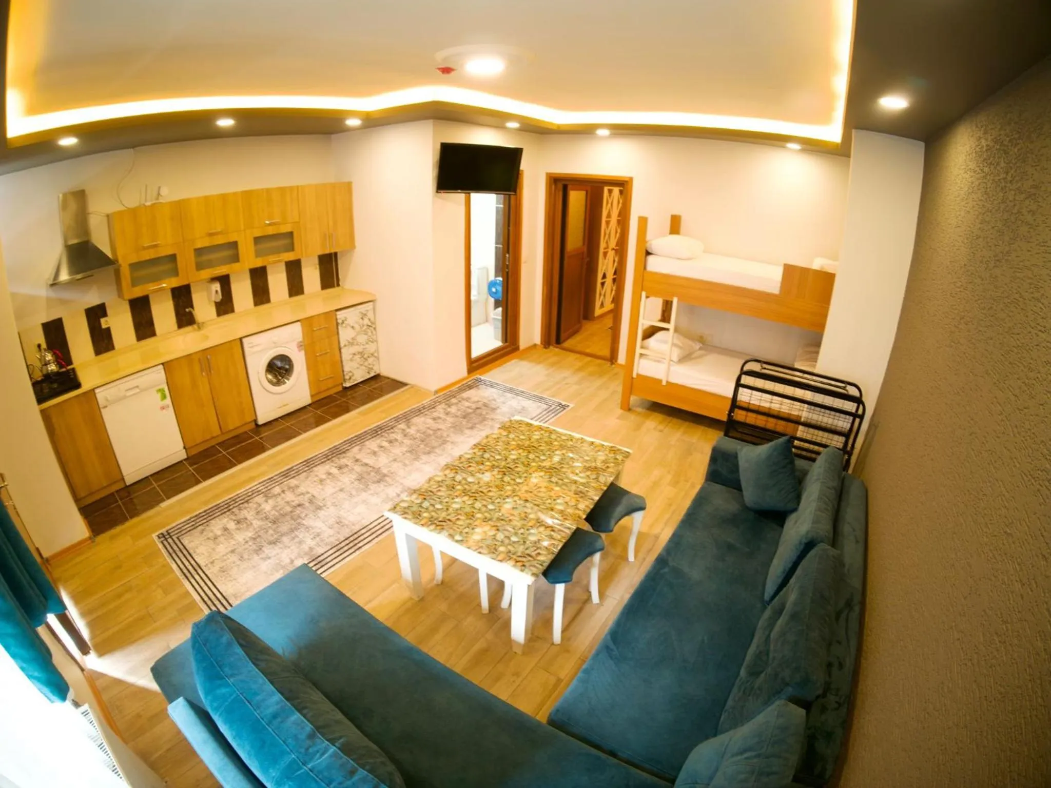 Seating area in Kusva Apart