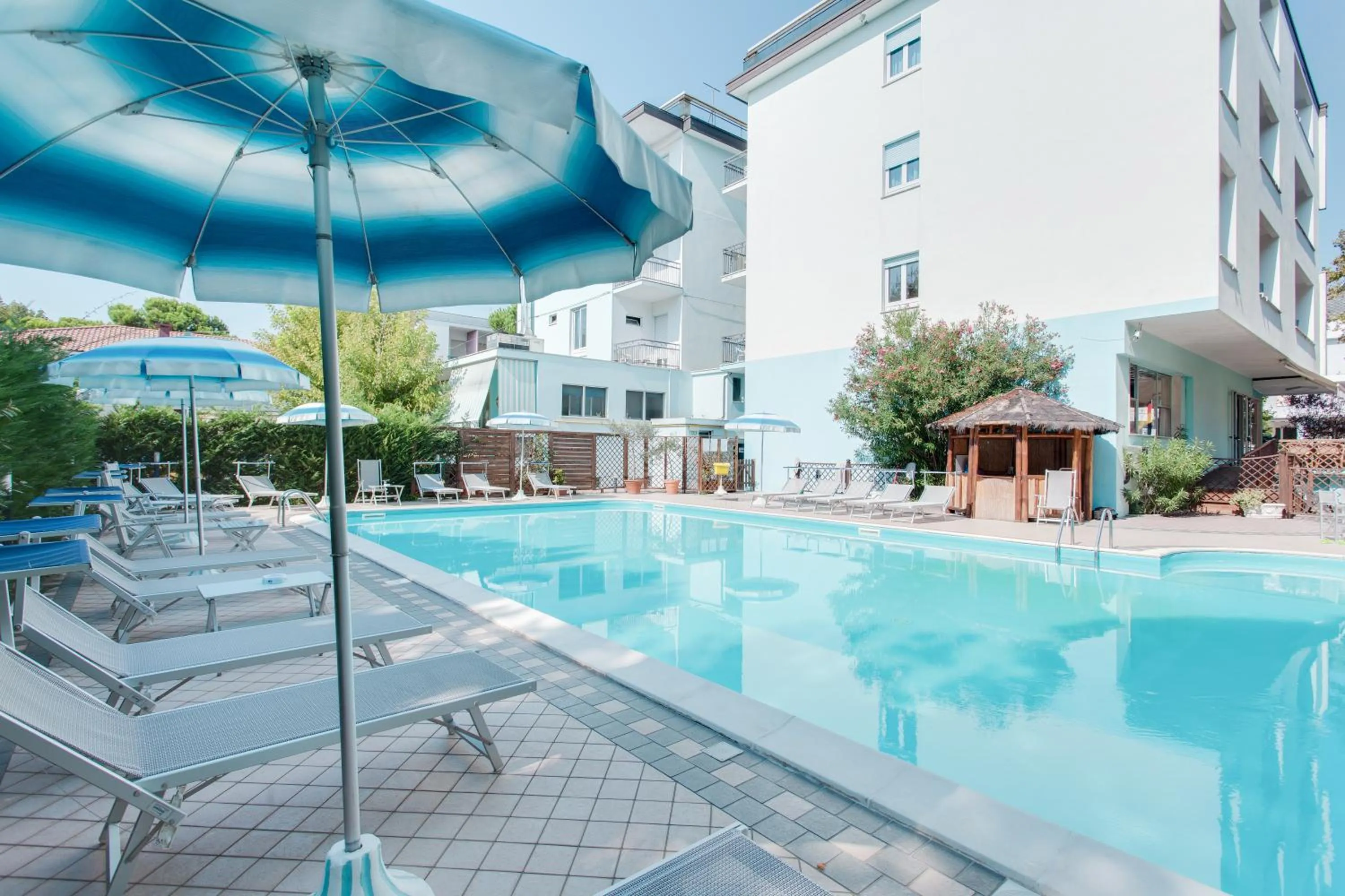 Swimming pool in Hotel Stacchini
