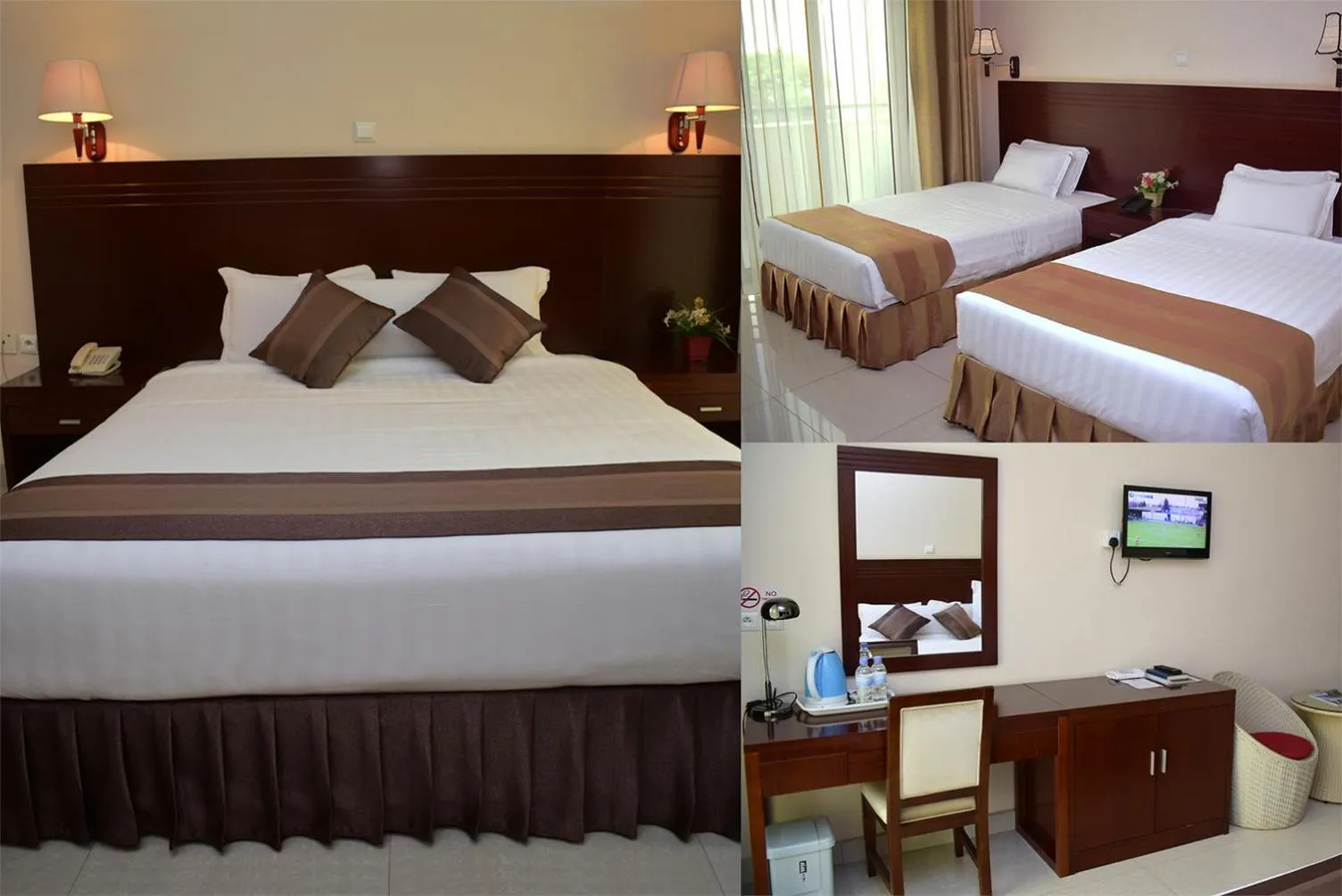 View (from property/room), Bed in Nobleza Hotel