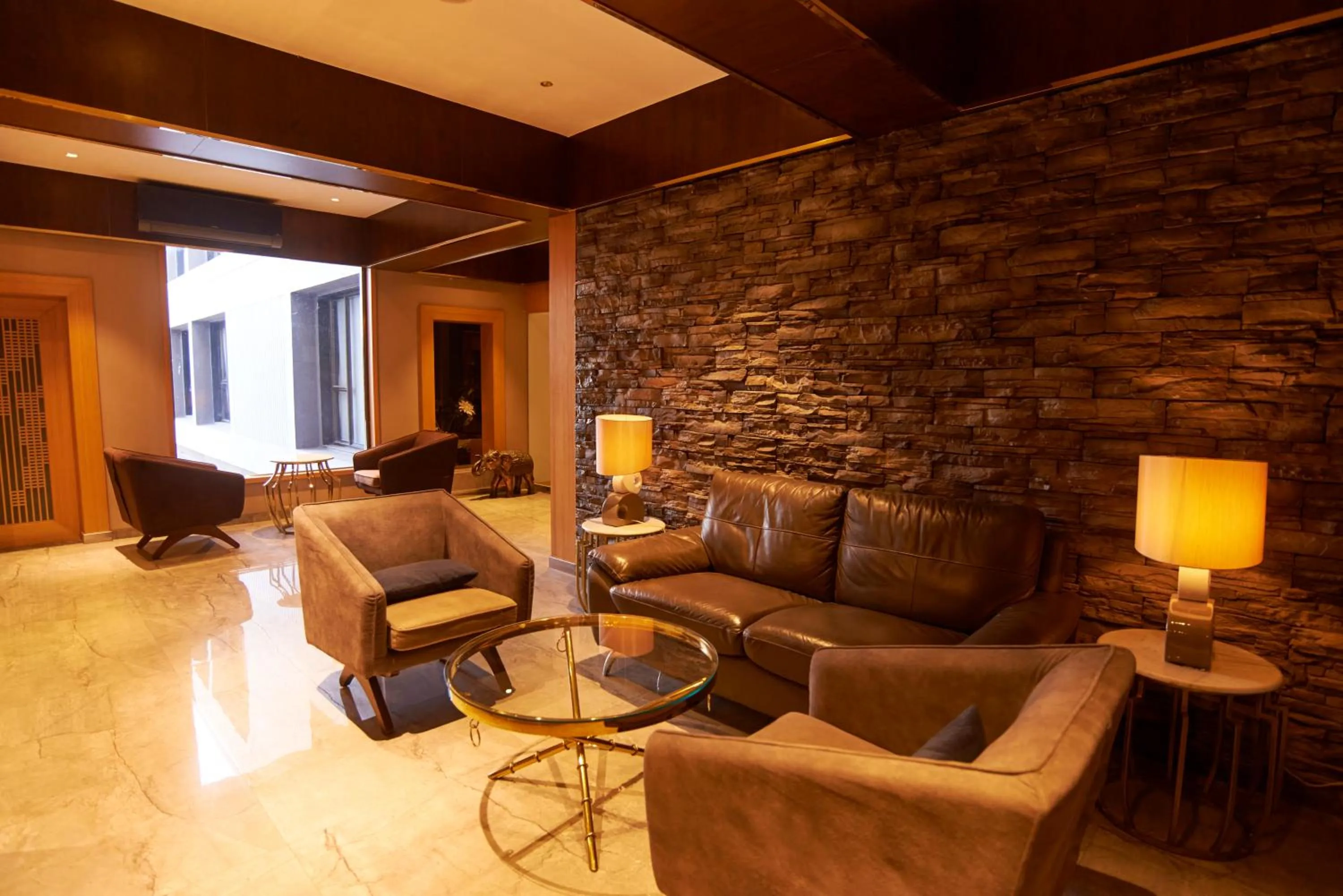 Lobby or reception in Hotel G-Square - Shirdi