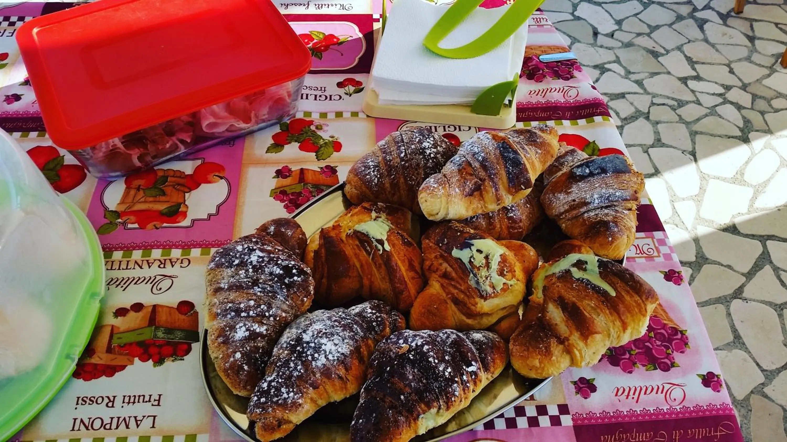 Food close-up in B&B Villa Maristella