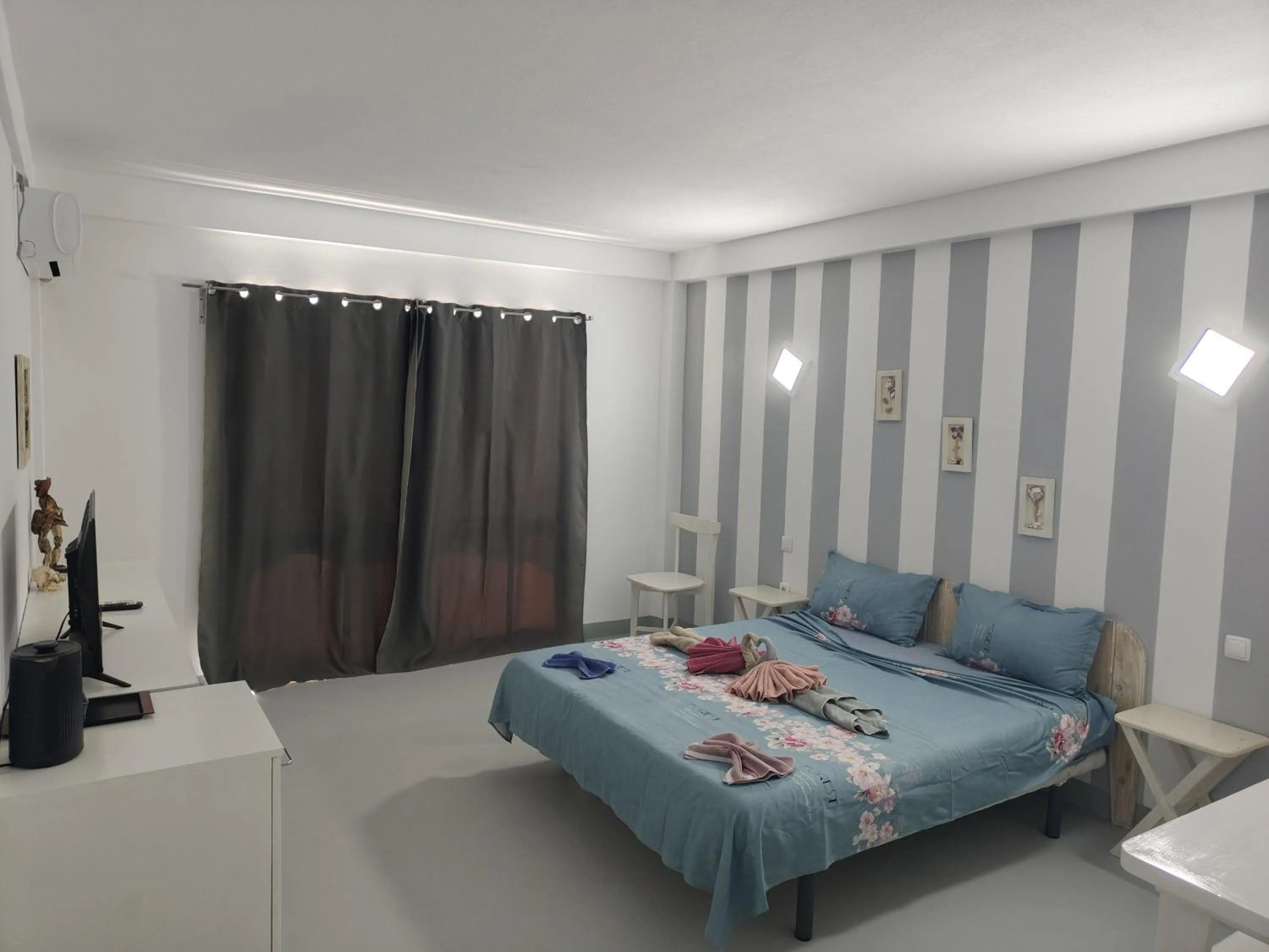 Bed in Pensão Big Game Maio Vila do Maio