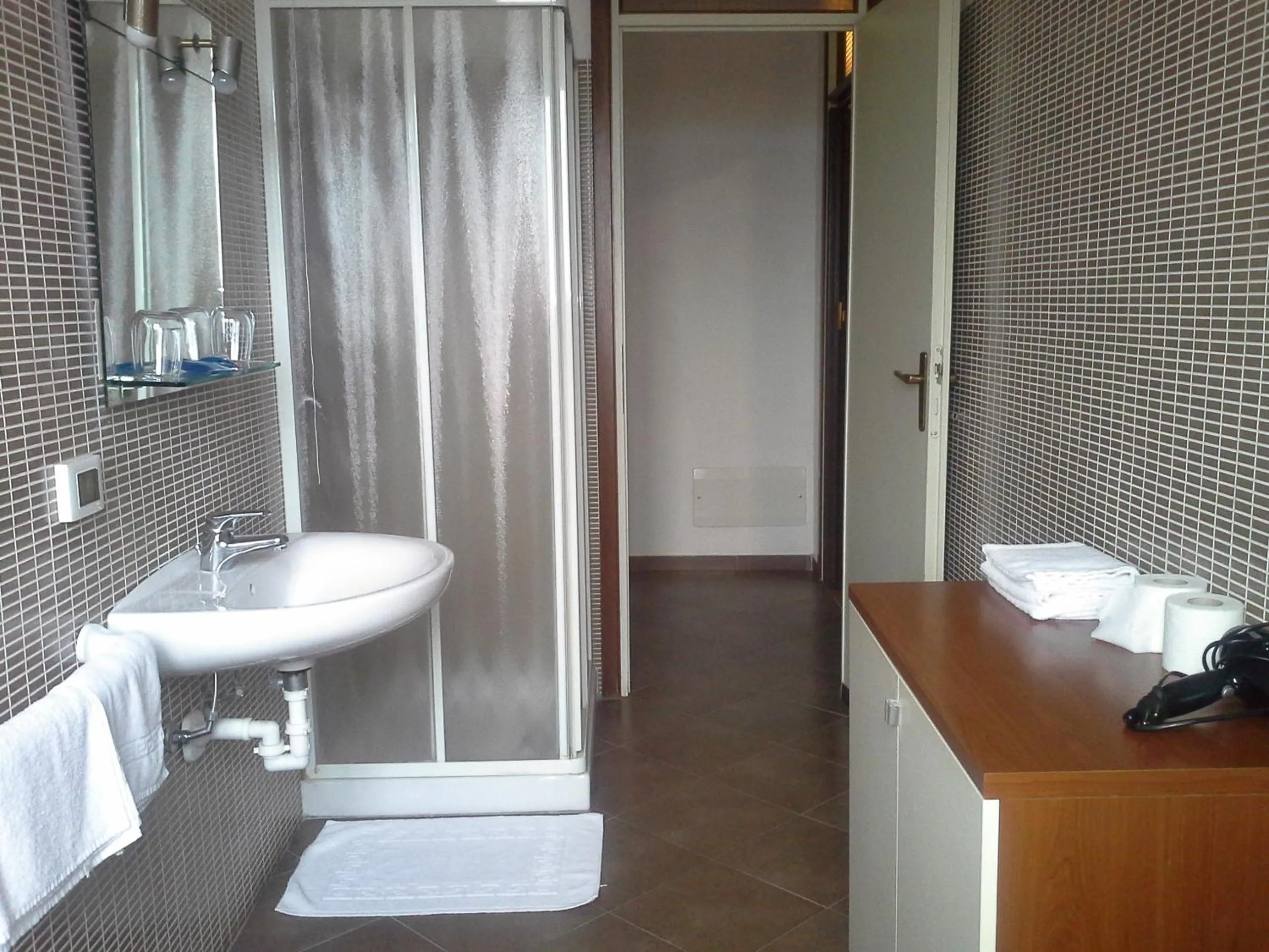 Bathroom in Hotel Ticino Ristorante Chierico