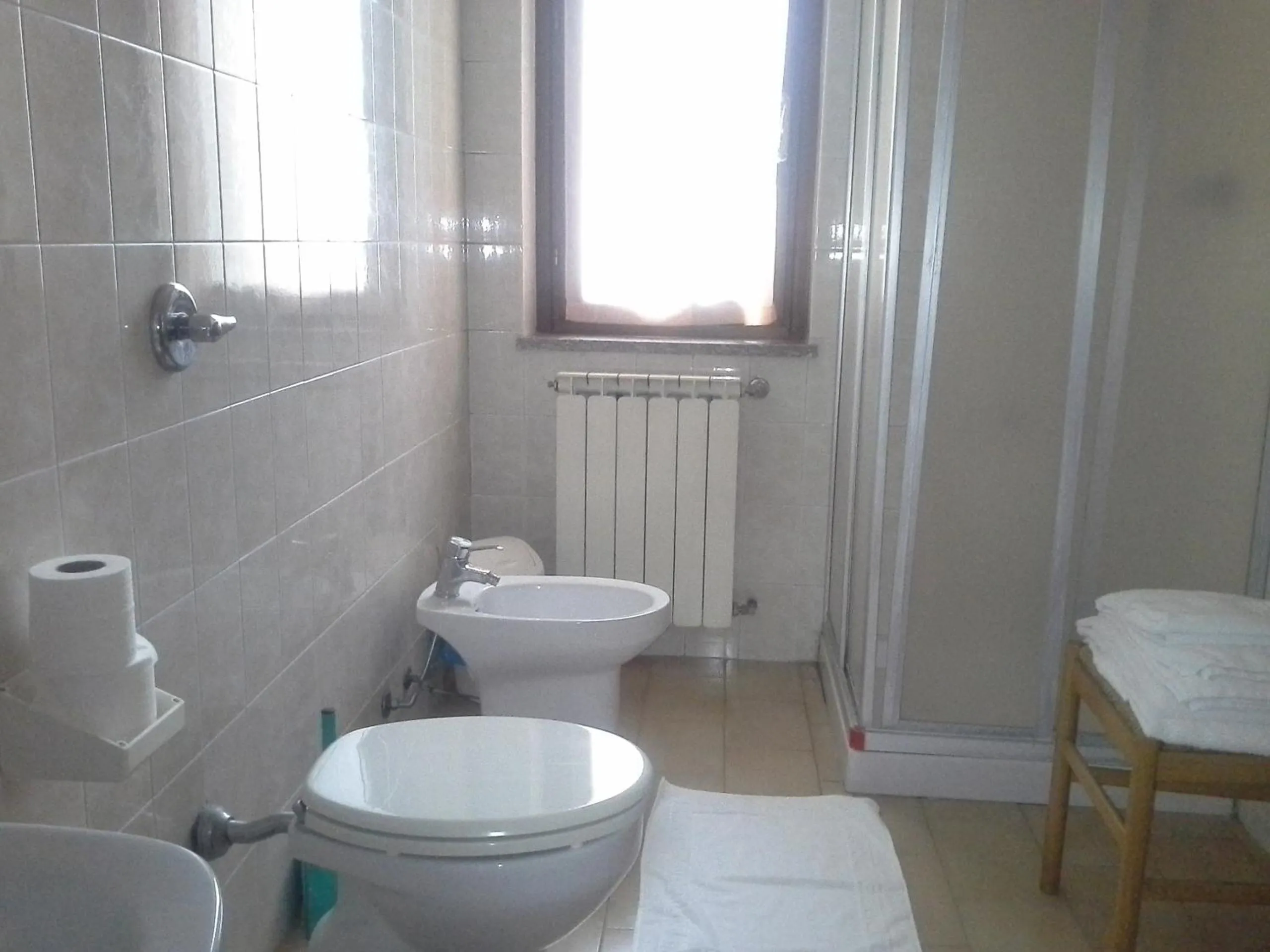 Toilet in Hotel Ticino Ristorante Chierico