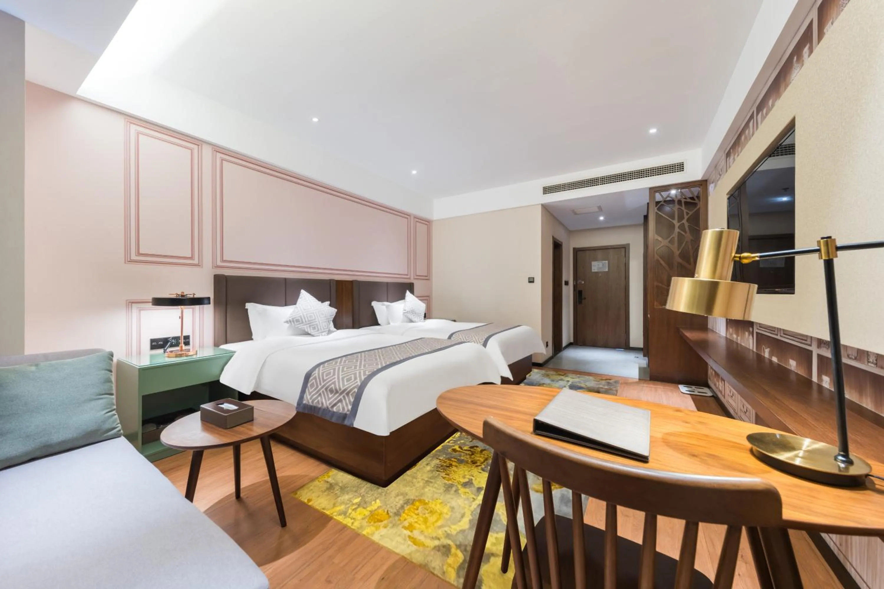 Living room in GeMei Hotel Luoyang Longmen High-speed Railway Station