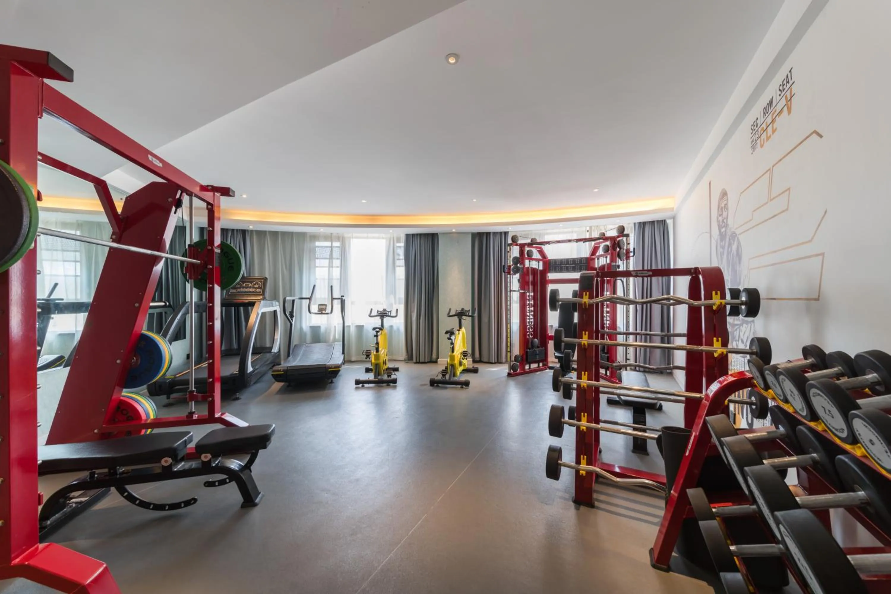 Fitness centre/facilities in GeMei Hotel Luoyang Longmen High-speed Railway Station