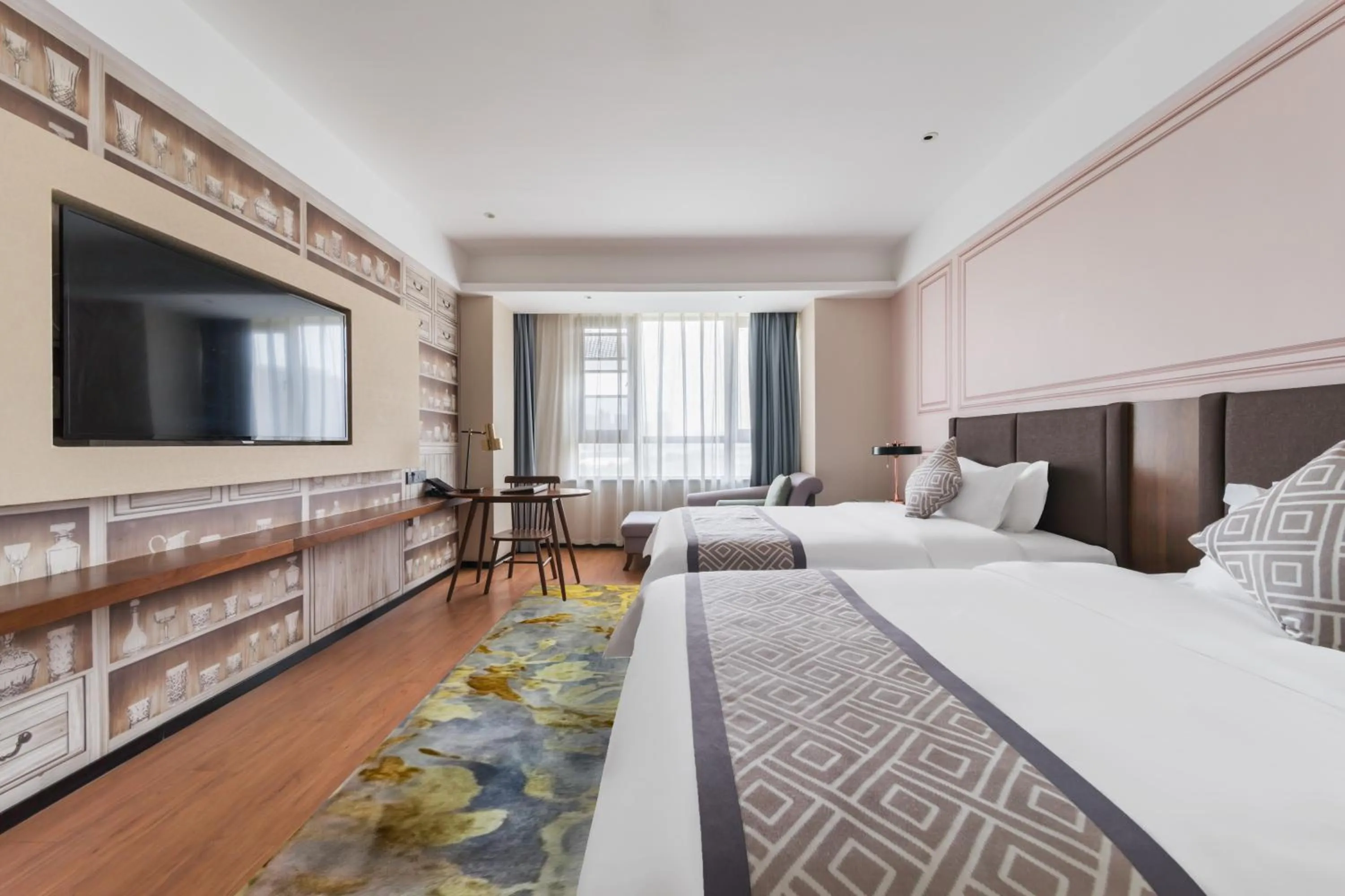 Photo of the whole room in GeMei Hotel Luoyang Longmen High-speed Railway Station