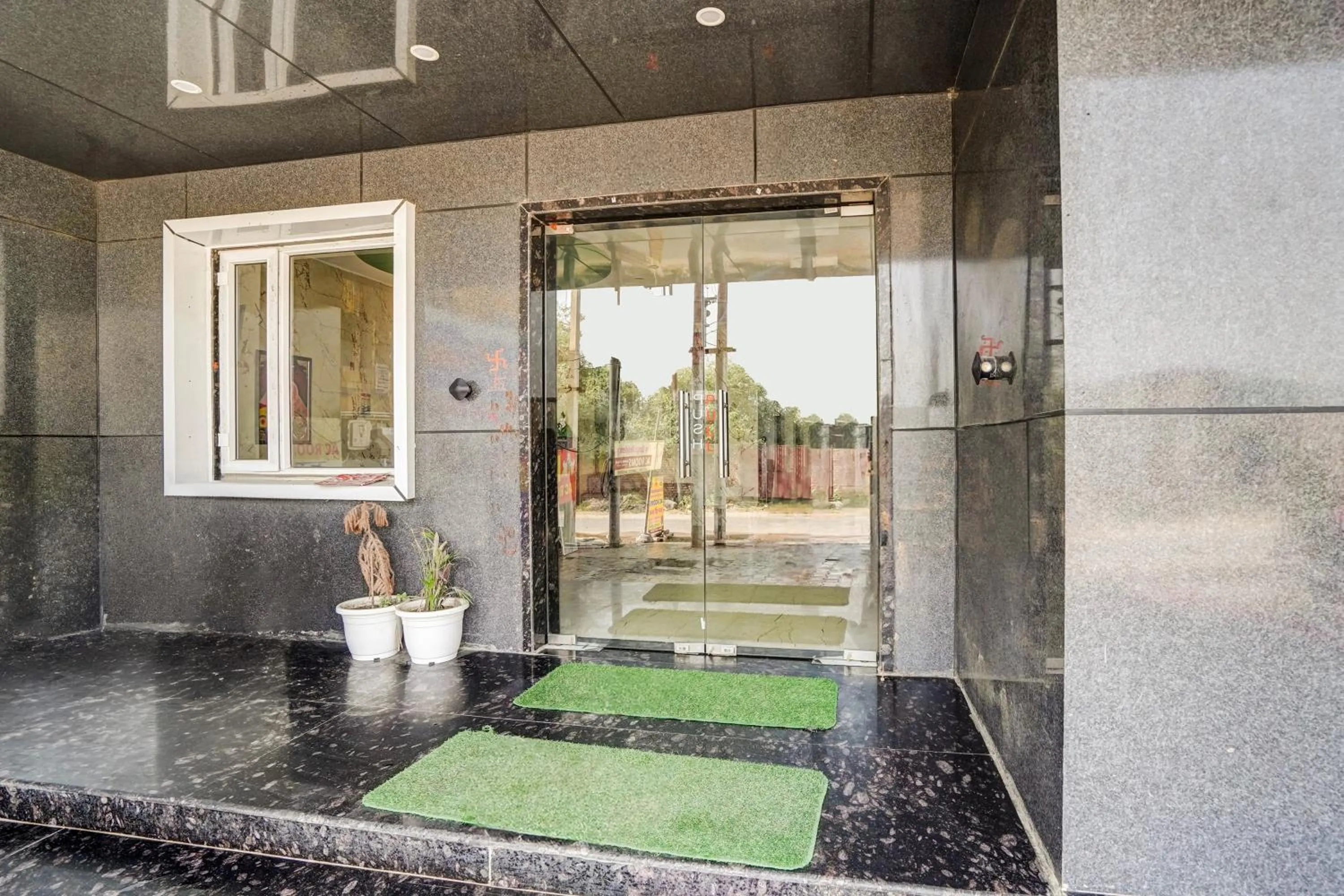 Facade/entrance in Hotel O Sunrakh Road Vrindavan Formerly Ganga Residency