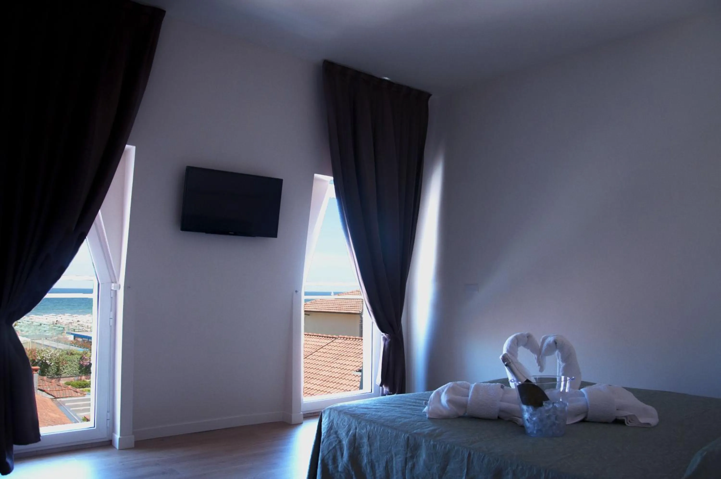 Bedroom, Bed in Hotel Ondina e Milazzo