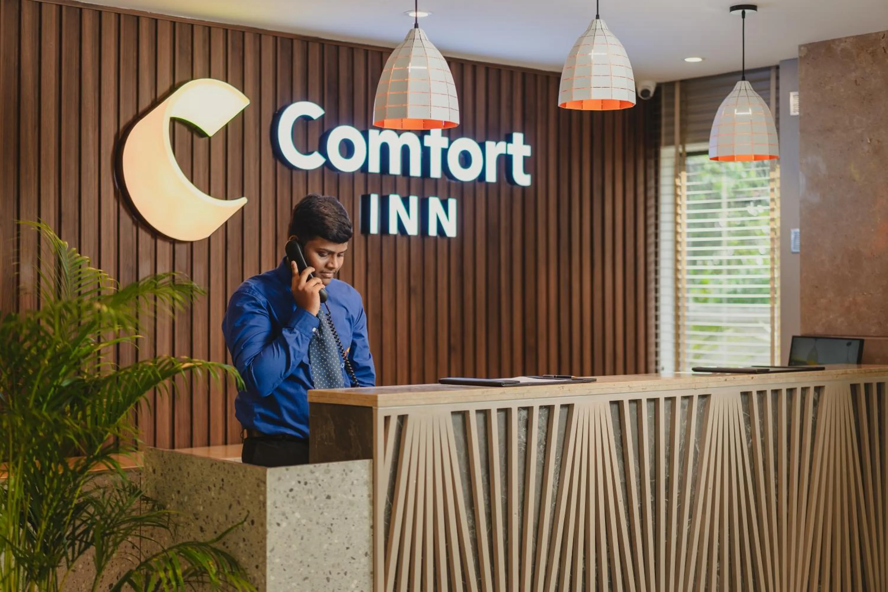 Lobby or reception in Comfort Inn Elite