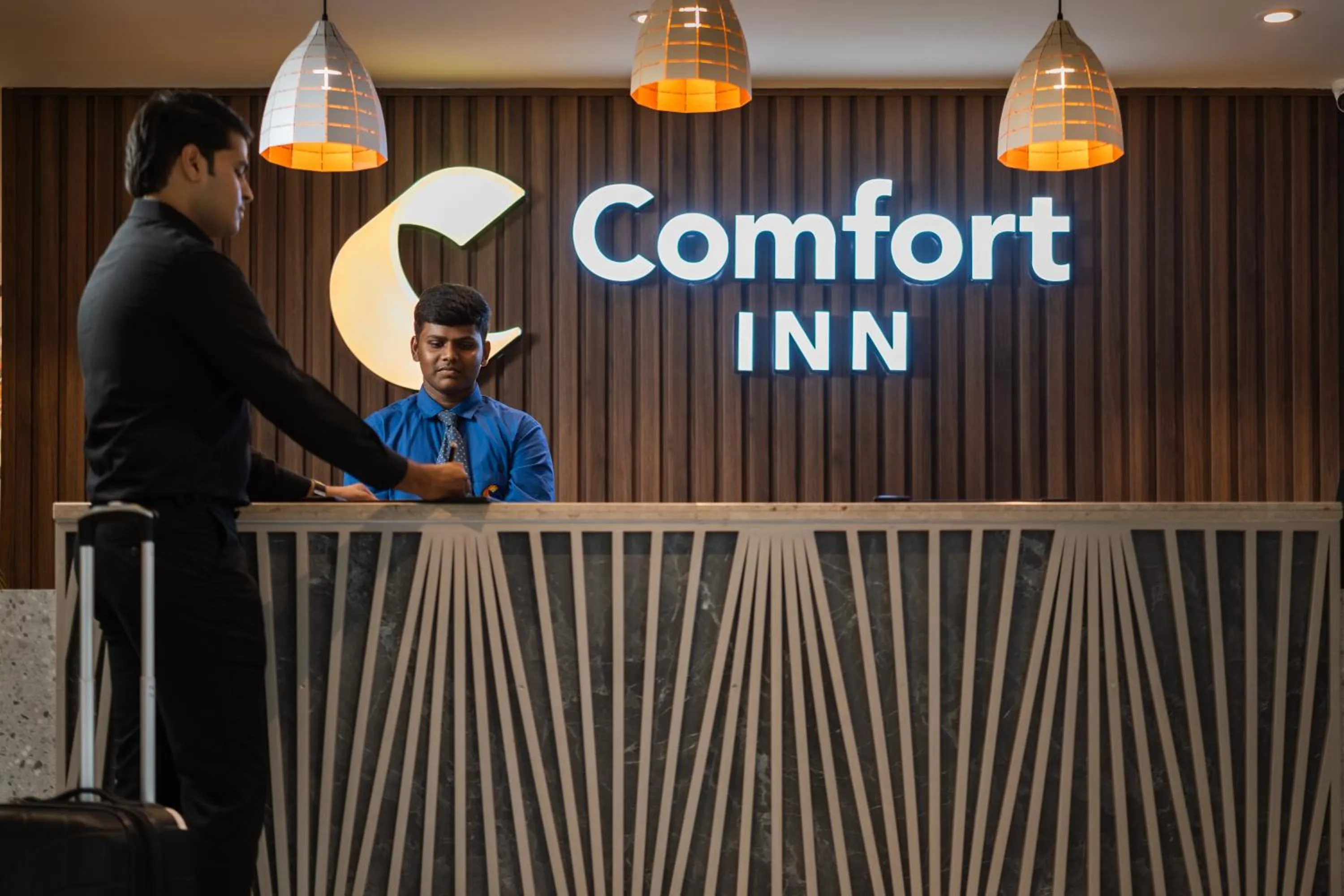 Lobby or reception in Comfort Inn Elite