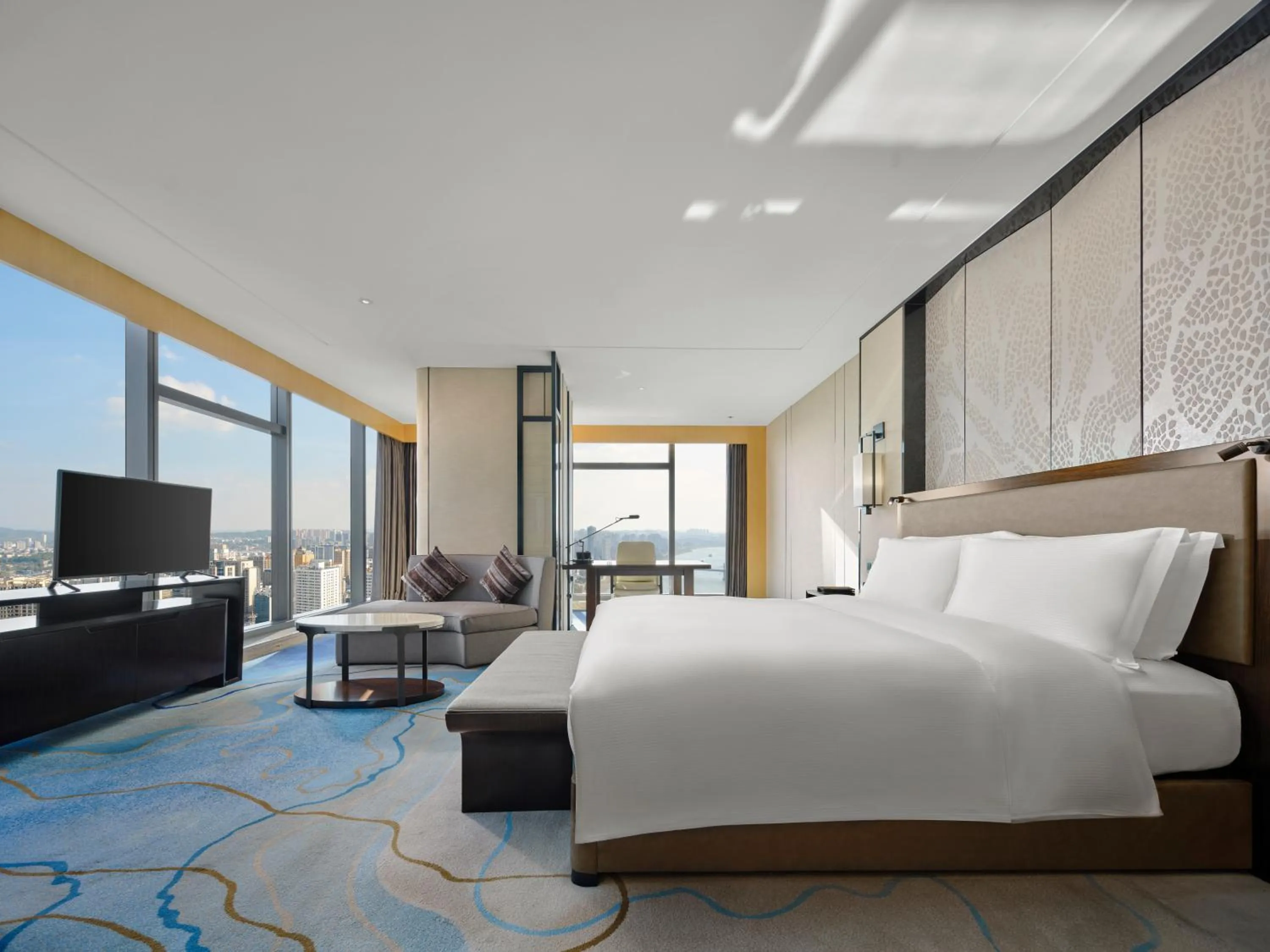 Bedroom, Bed in Hilton Zhuzhou