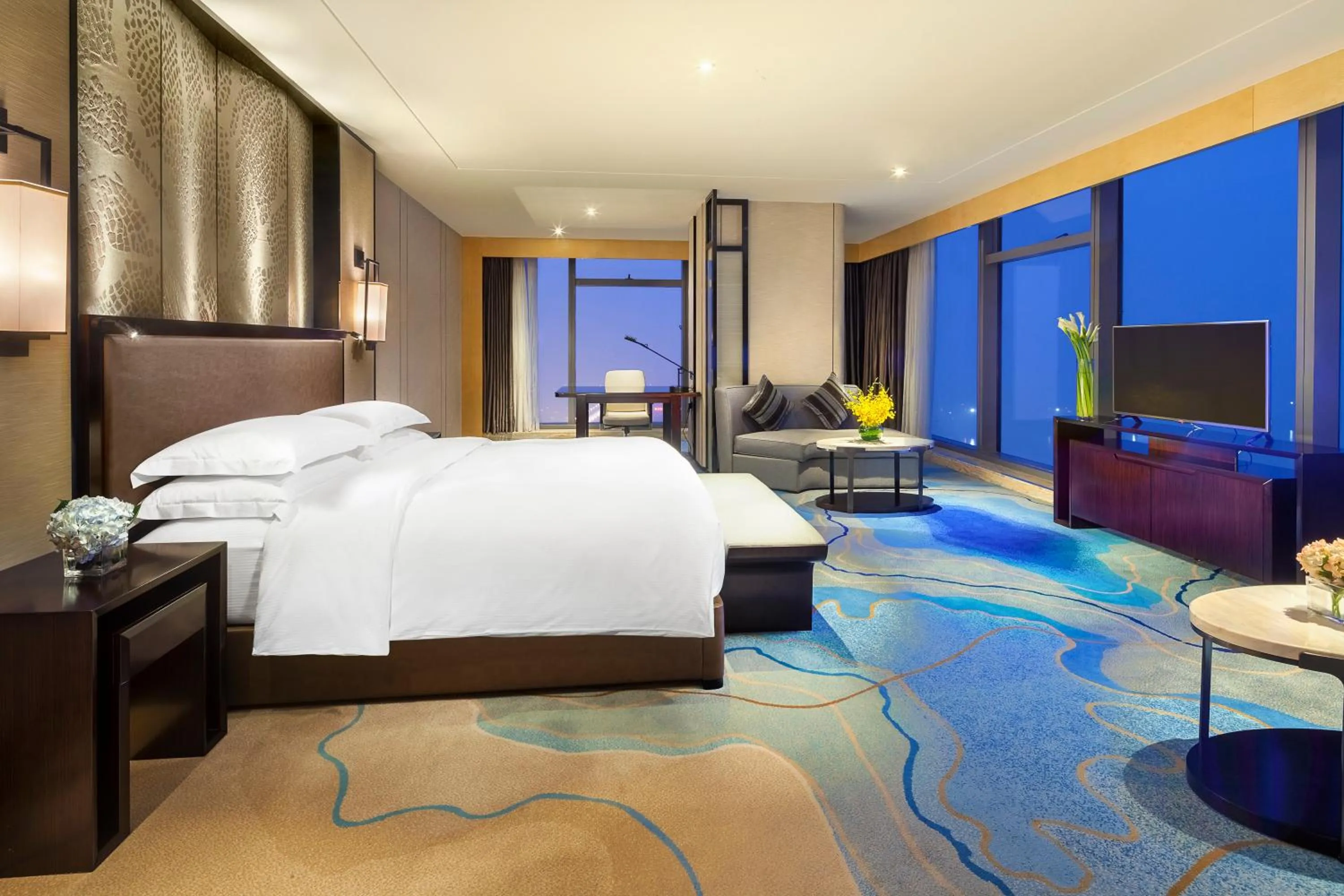 Bedroom, Bed in Hilton Zhuzhou