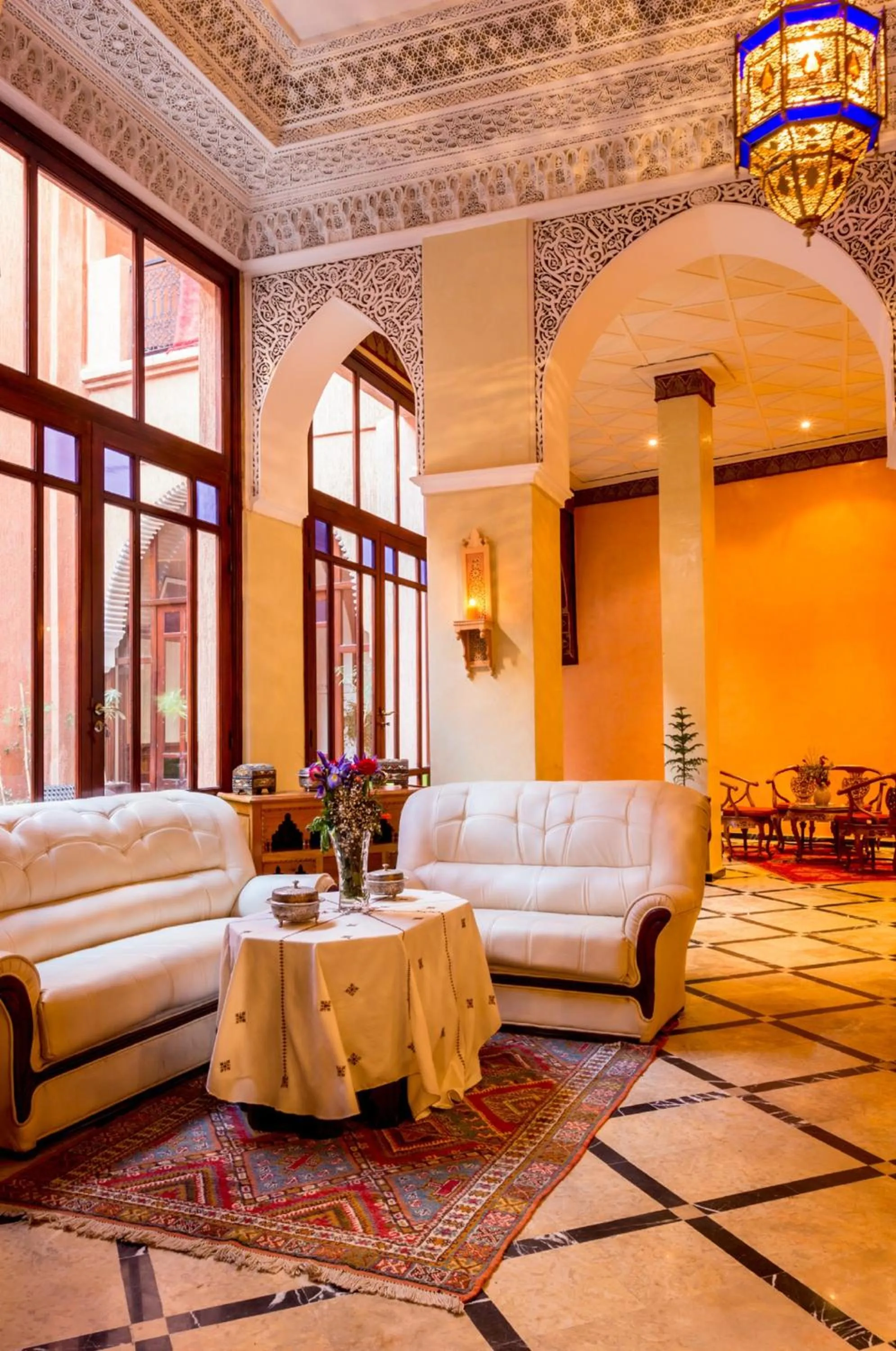 Lobby or reception in Marrakech House