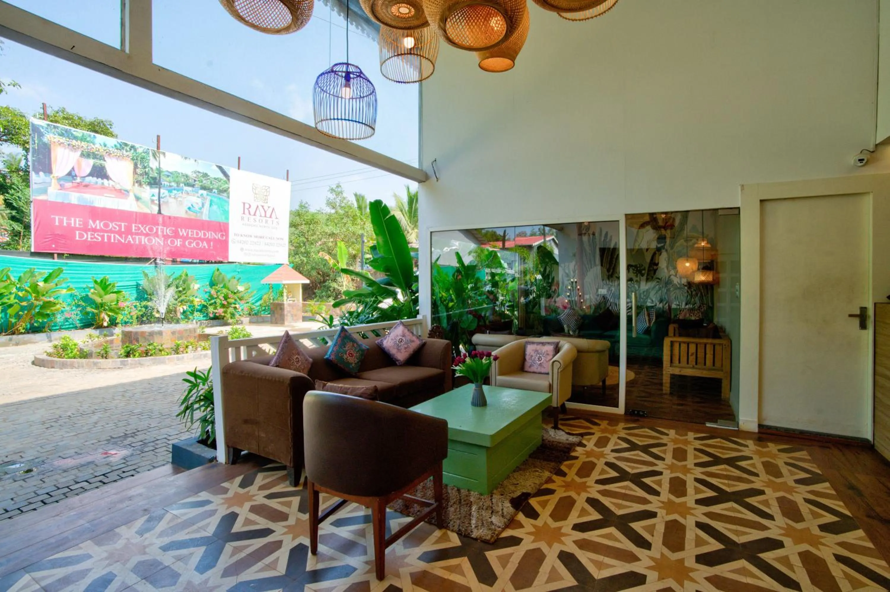 Living room in Raya Resorts