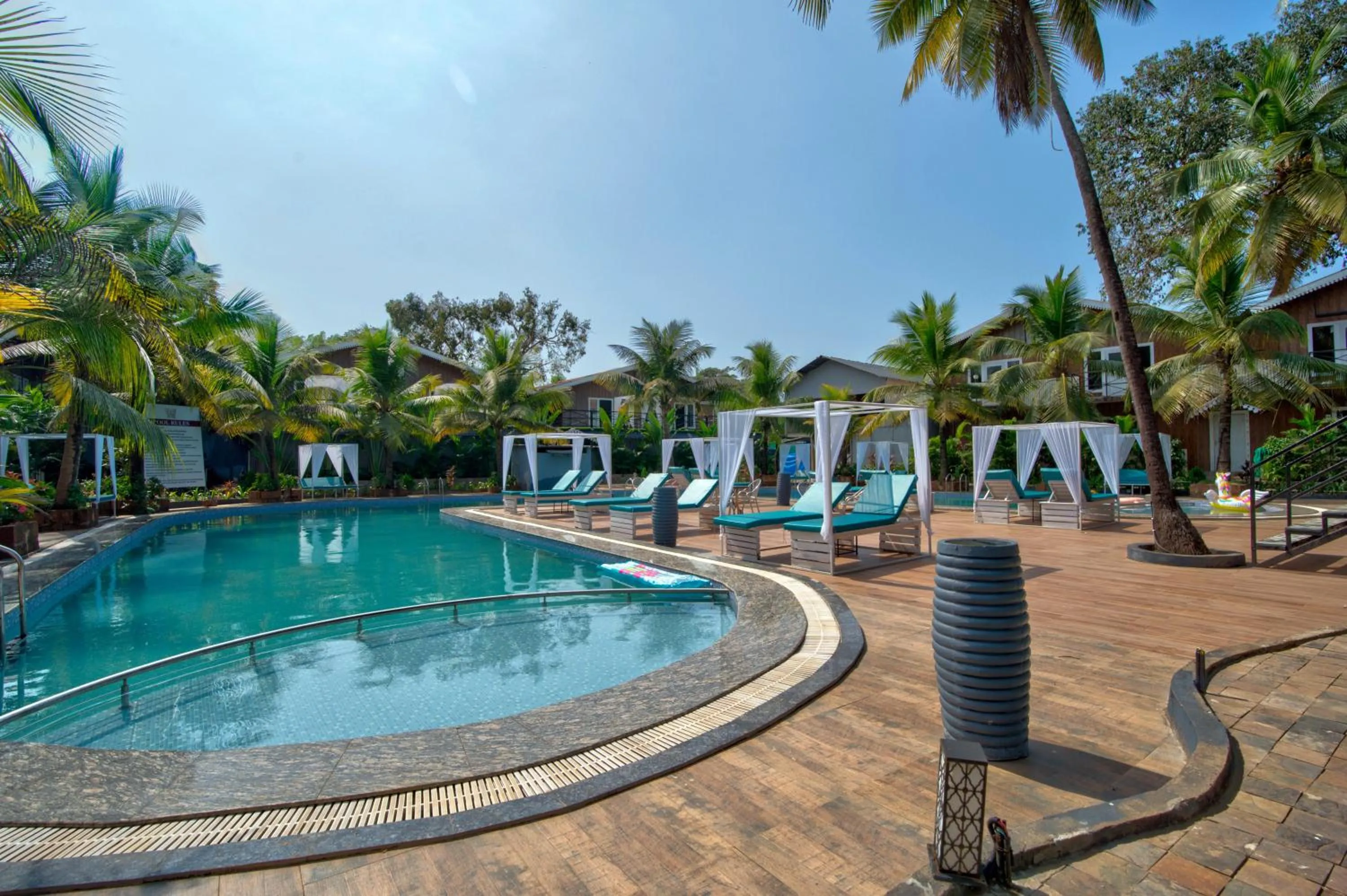 Pool view in Raya Resorts