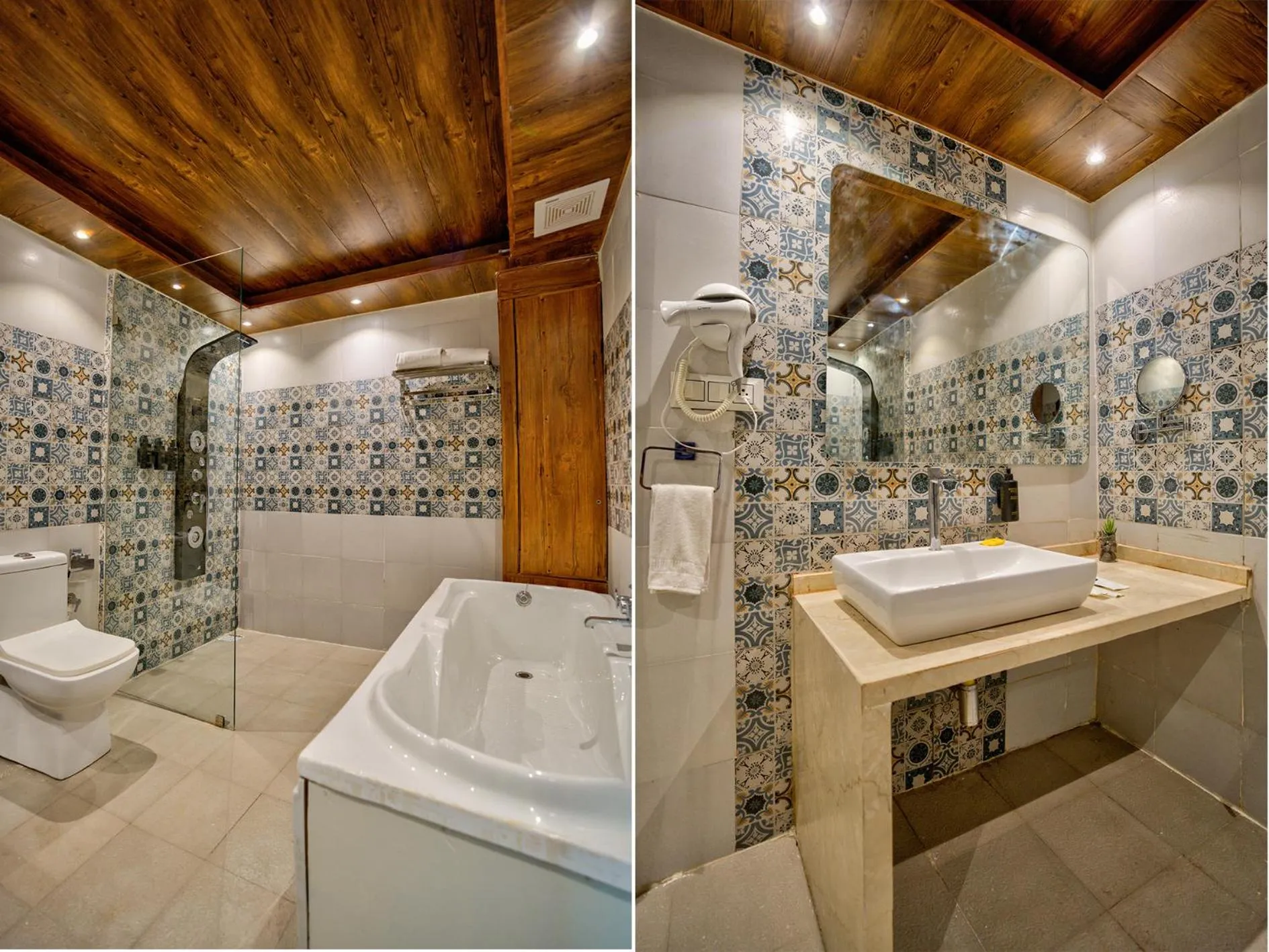 Shower in Raya Resorts