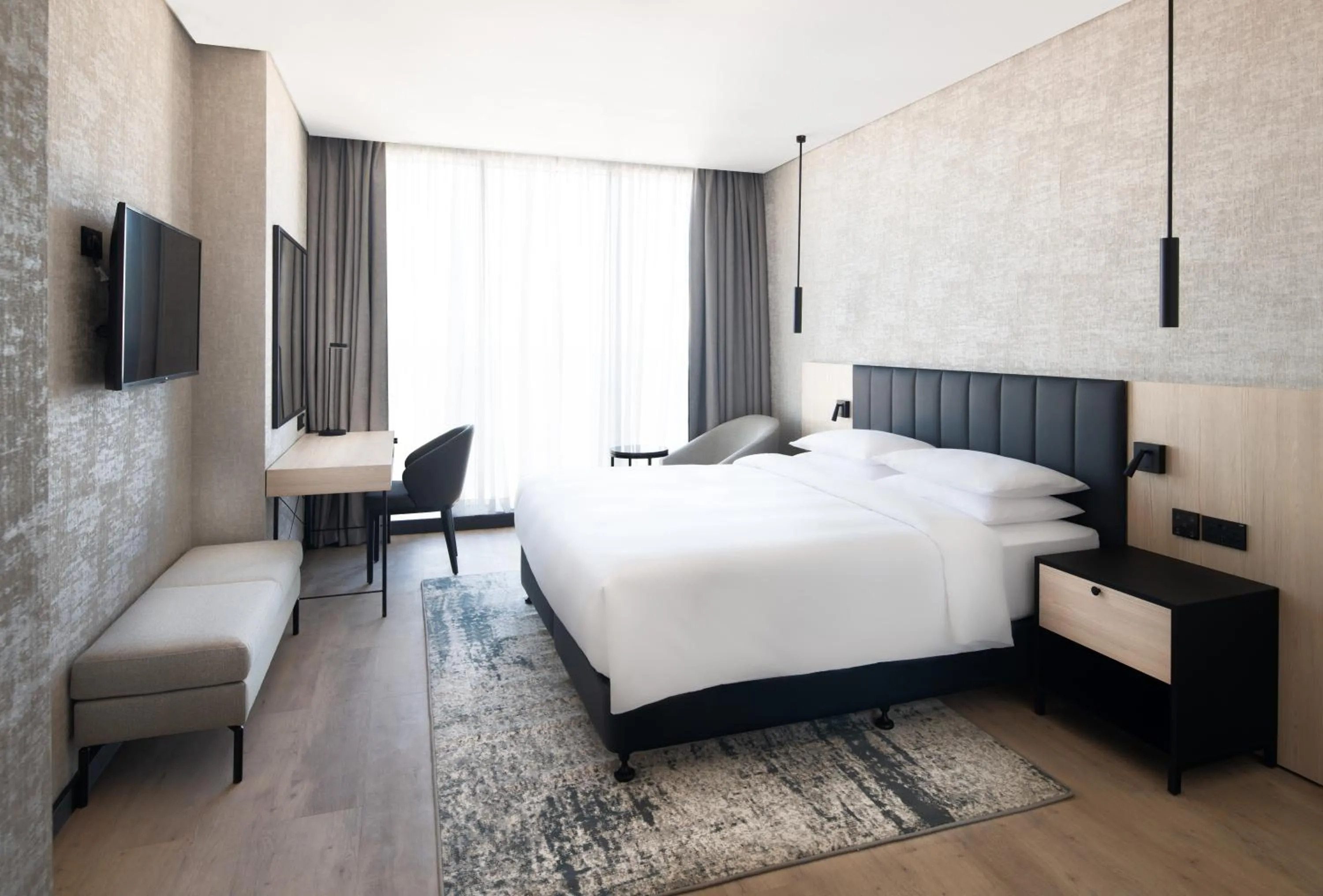 Bed in Park Inn by Radisson Hotel & Apartments Kuwait